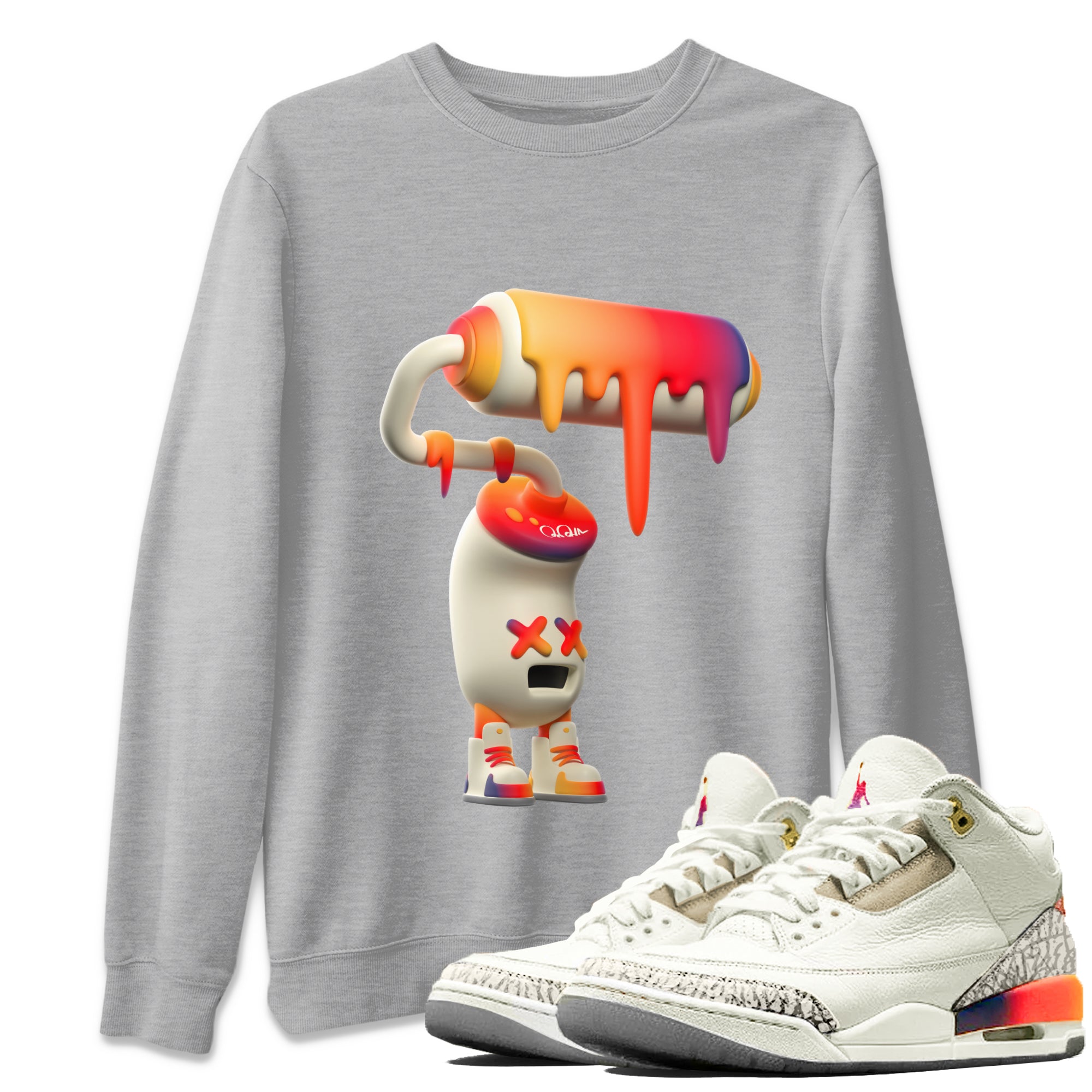 3D Paint Roller snkmatch Tee - Air Jordan 3 J Balvin