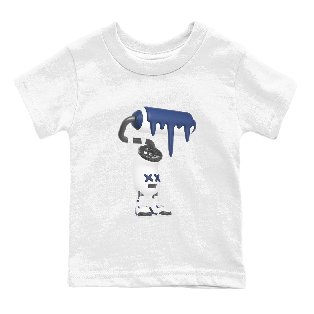 3D Paint Roller snkmatch Tees Kids - Air Jordan 3 Midnight Navy 2023