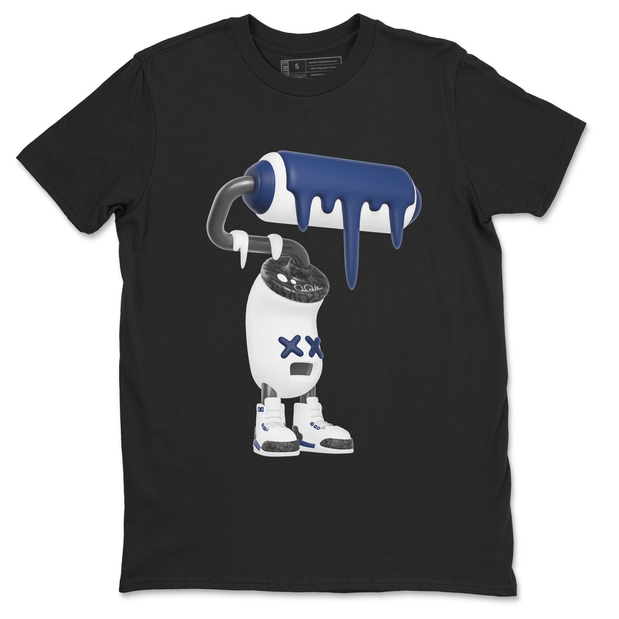 3D Paint Roller snkmatch Tees - Air Jordan 3 Midnight Navy 2023