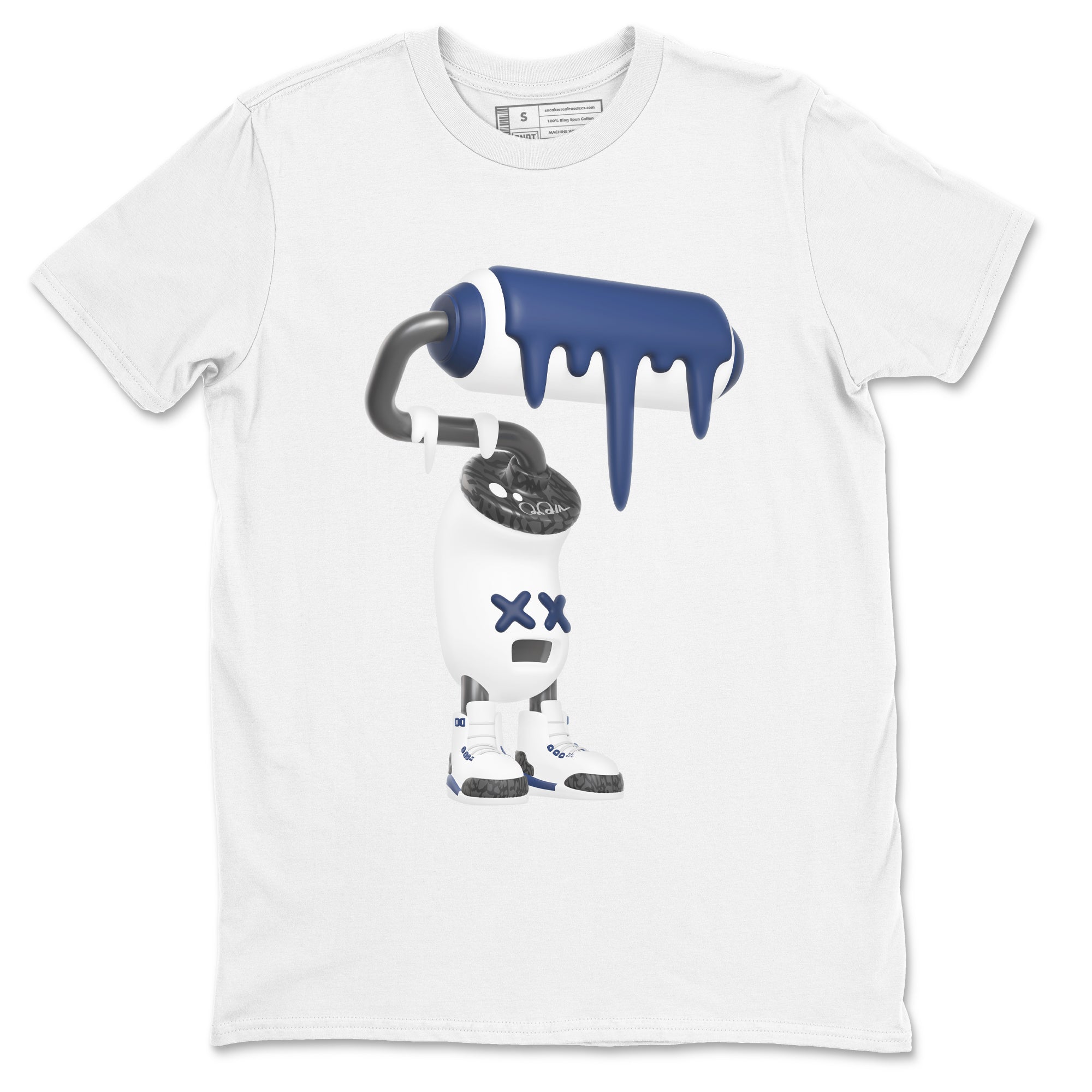 3D Paint Roller snkmatch Tees - Air Jordan 3 Midnight Navy 2023