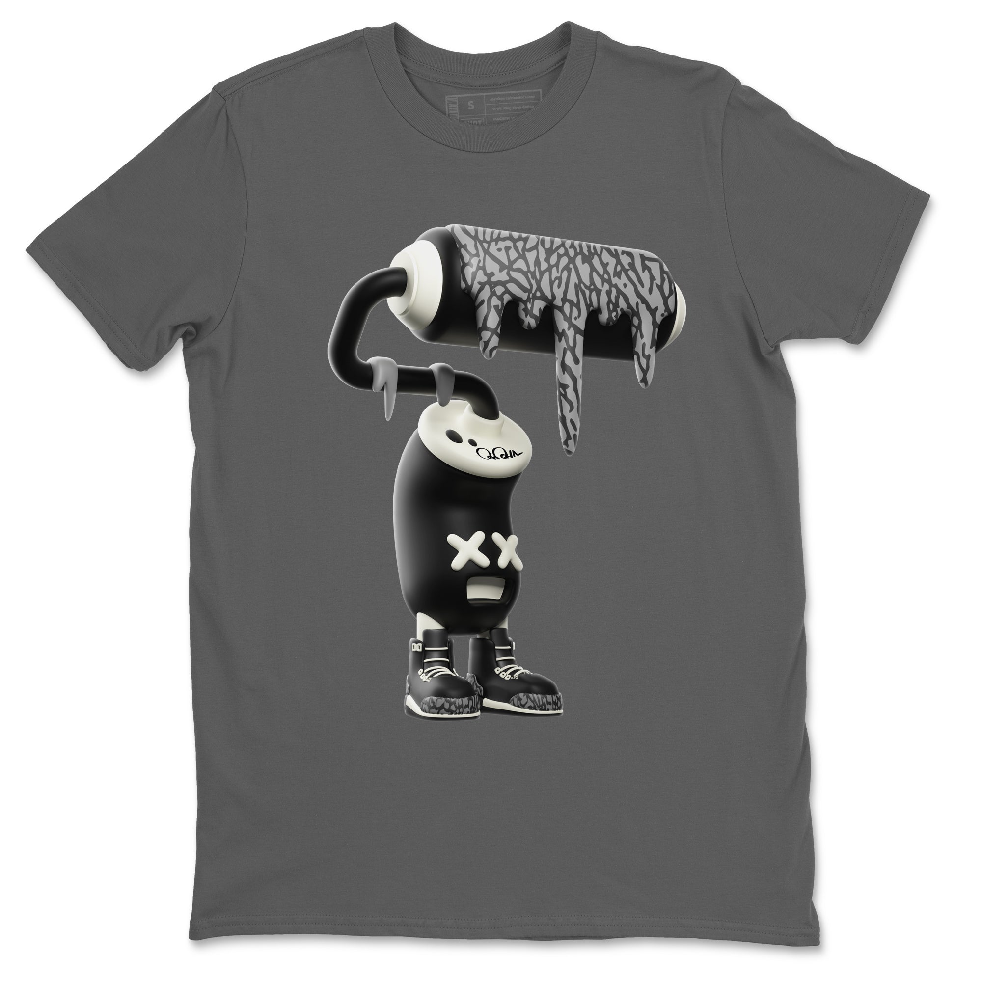 3D Paint Roller snkmatch Tee - Air Jordan 3 Off Noir