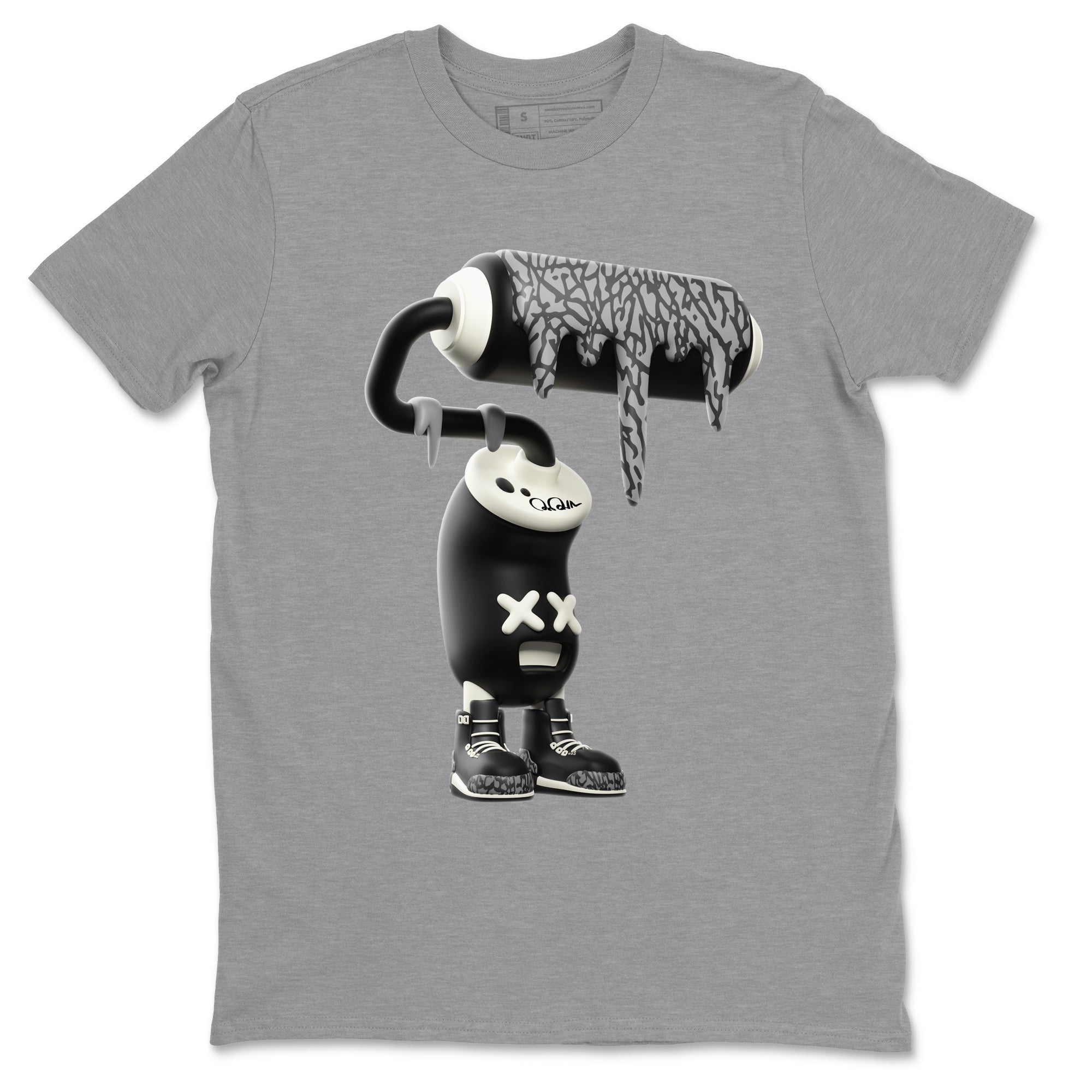 3D Paint Roller snkmatch Tee - Air Jordan 3 Off Noir