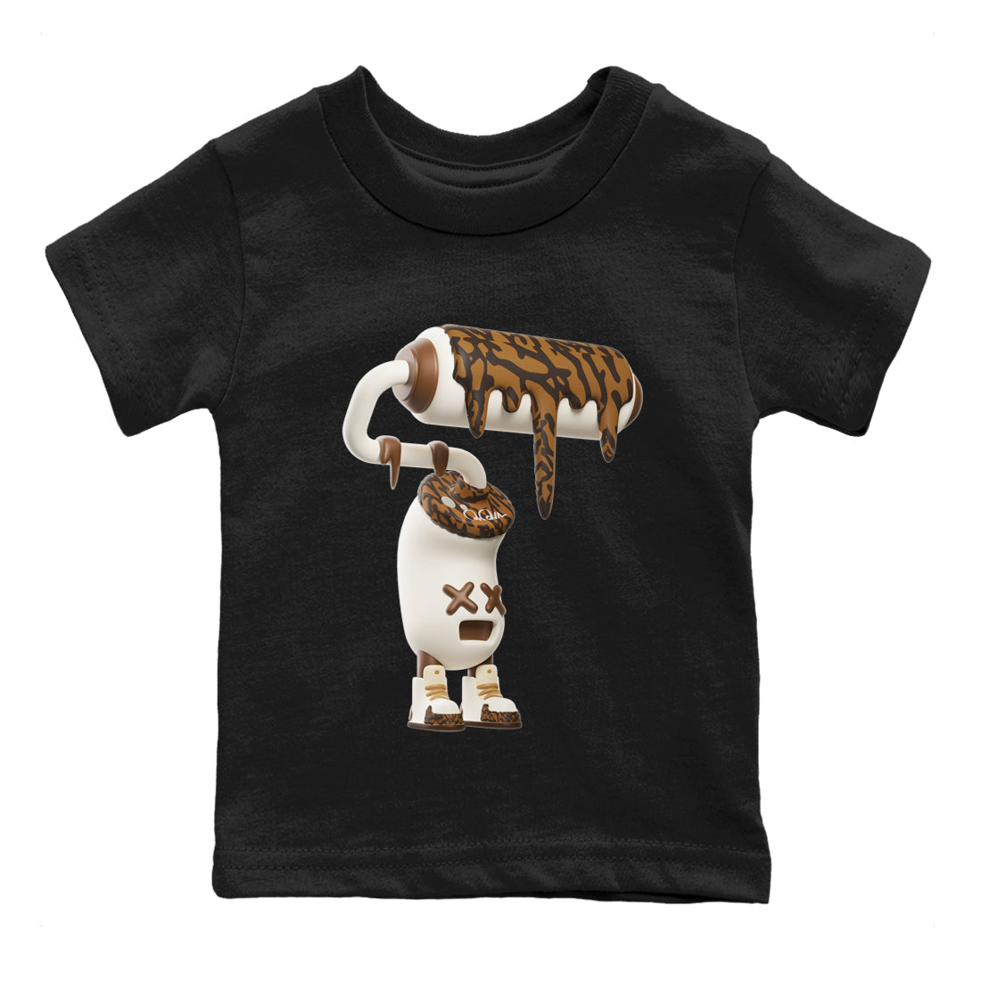3D Paint Roller Kids Tops - Air Jordan 3 Palomino