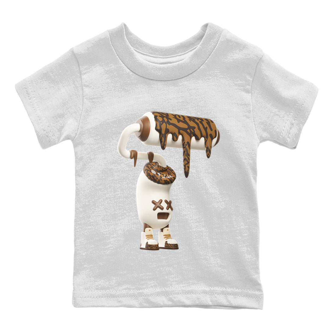 3D Paint Roller Kids Tops - Air Jordan 3 Palomino