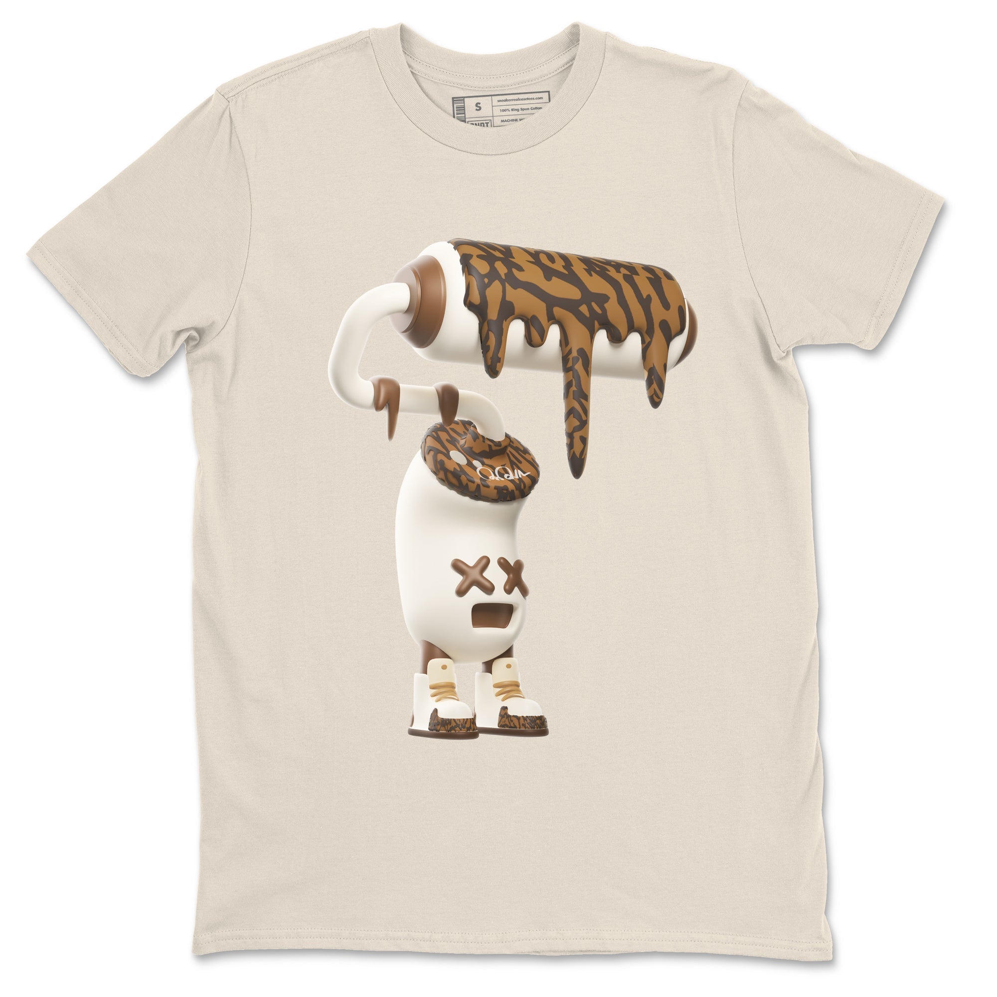 3D Paint Roller Unisex Tops - Air Jordan 3 Palomino