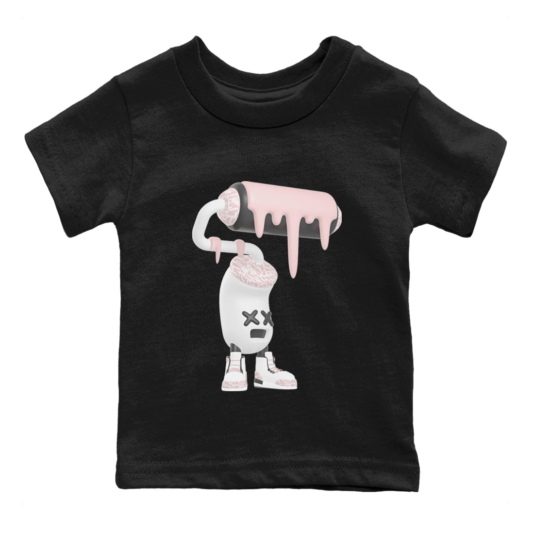 3D Paint Roller snkmatch Tees Kids - Air Jordan 3 Vintage Floral
