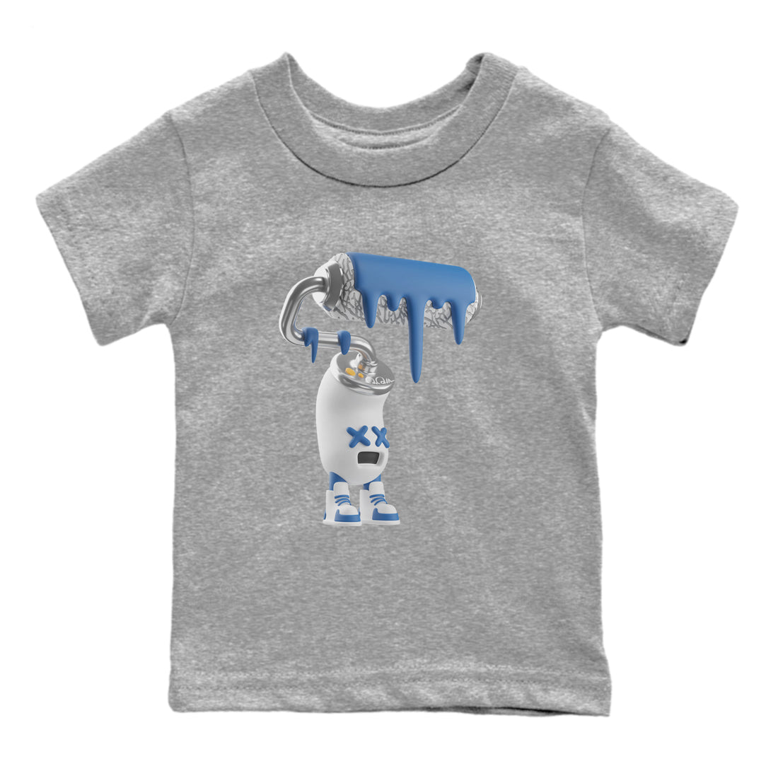 3D Paint Roller Kids Tops - Air Jordan 3 Wizards
