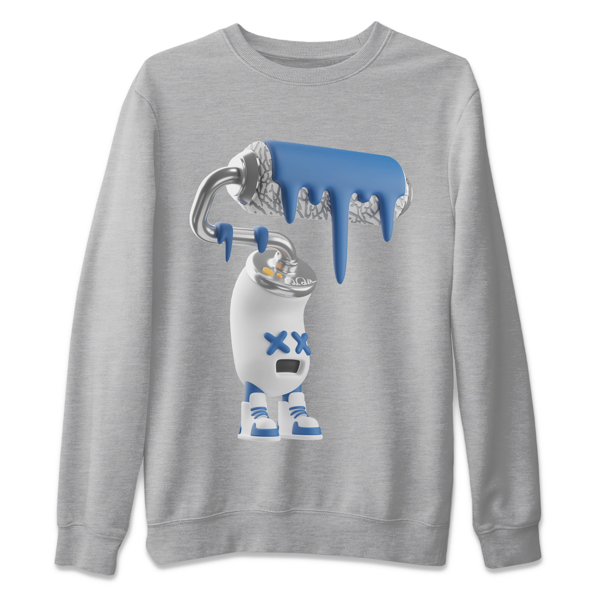 3D Paint Roller Unisex Tops - Air Jordan 3 Wizards