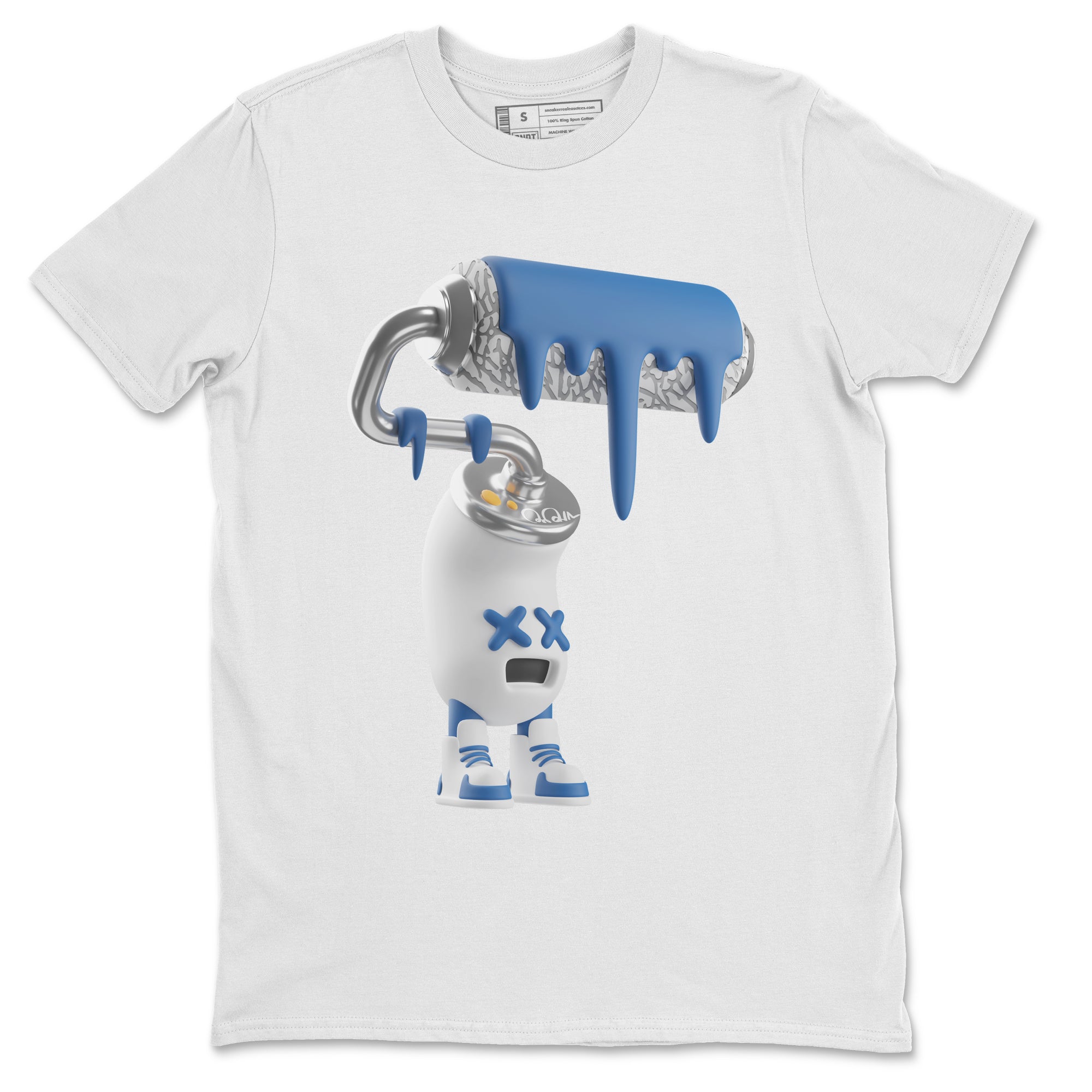 3D Paint Roller Unisex Tops - Air Jordan 3 Wizards