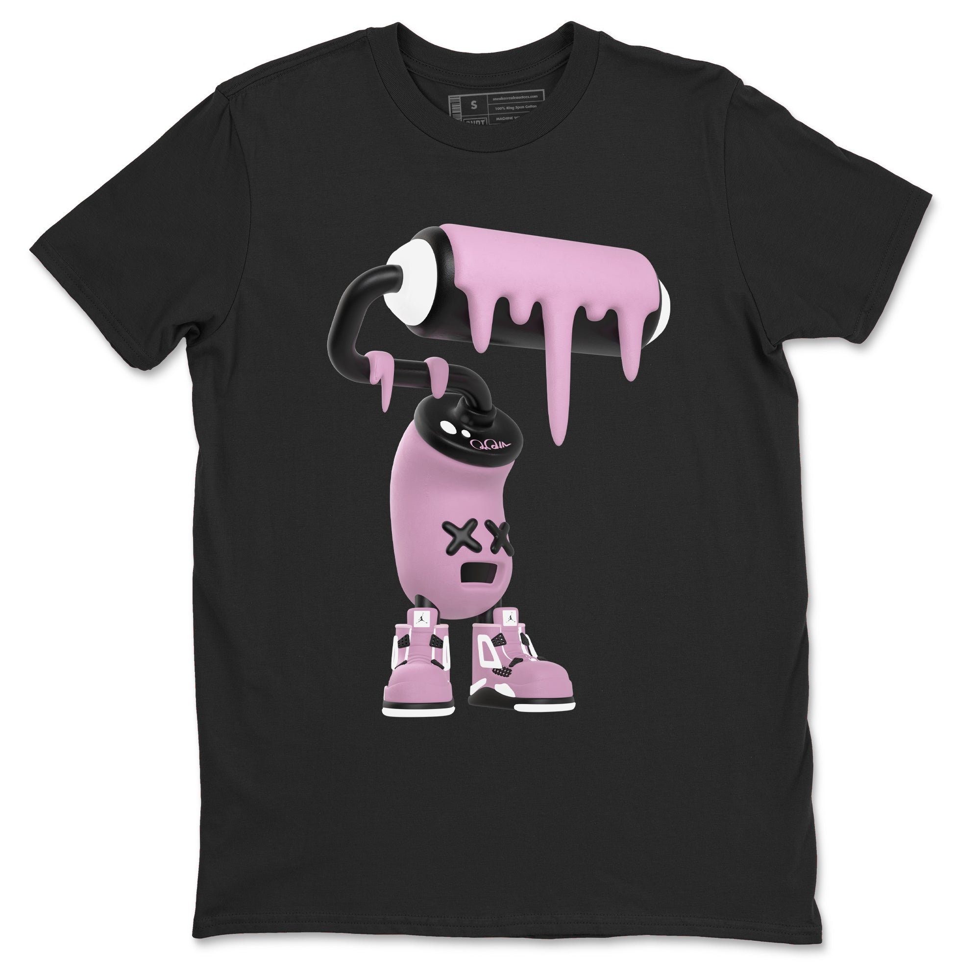 3D Paint Roller snkmatch Tees - Air Jordan 4 Orchid