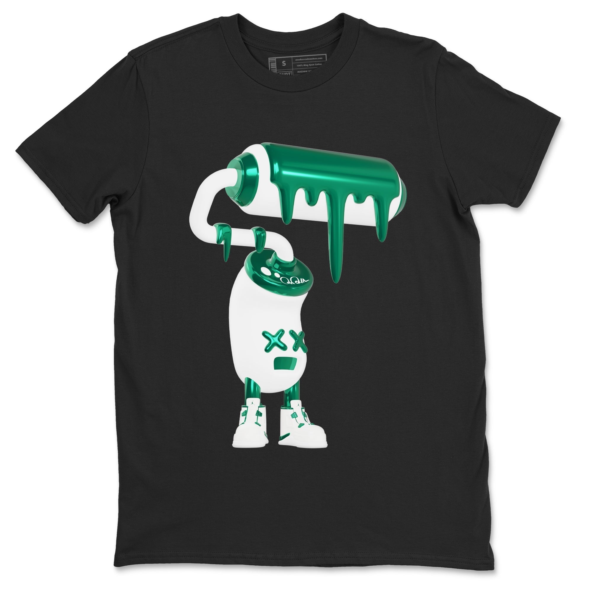 3D Paint Roller snkmatch Tees - Air Jordan 4 Oxidized Green
