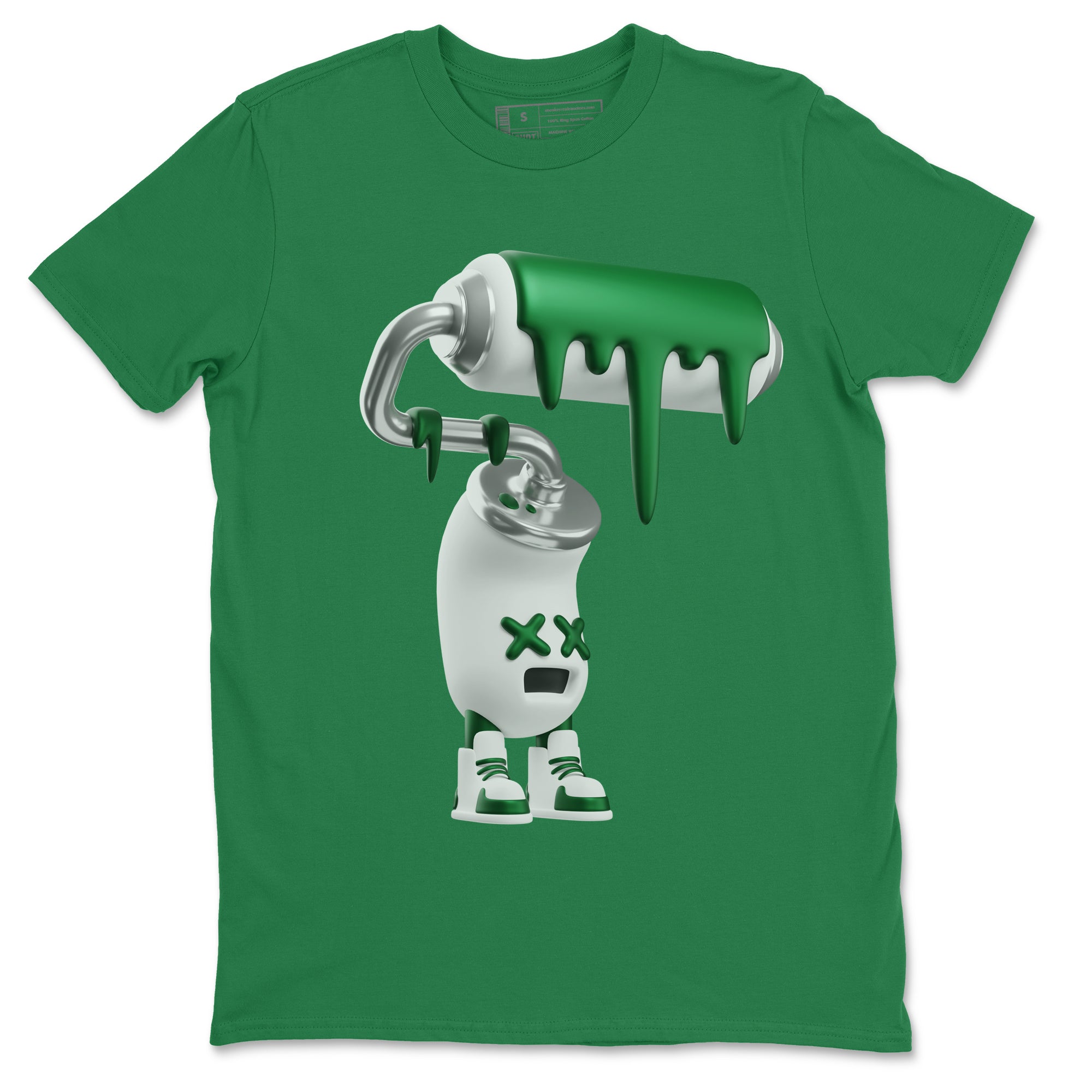 3D Paint Roller Unisex Tops - Air Jordan 4 Pine Green SB