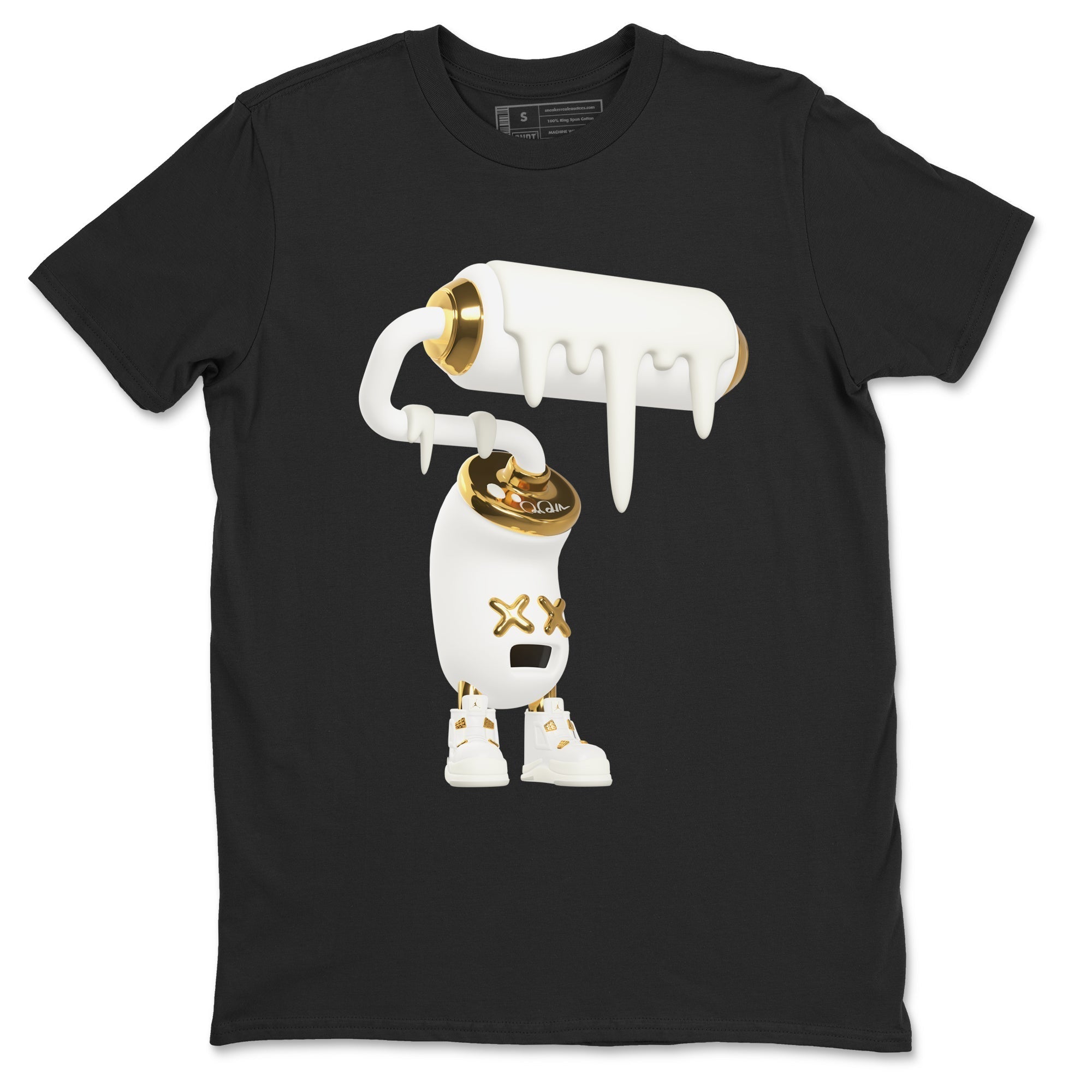 3D Paint Roller snkmatch Tees - Air Jordan 4 Sail 2024