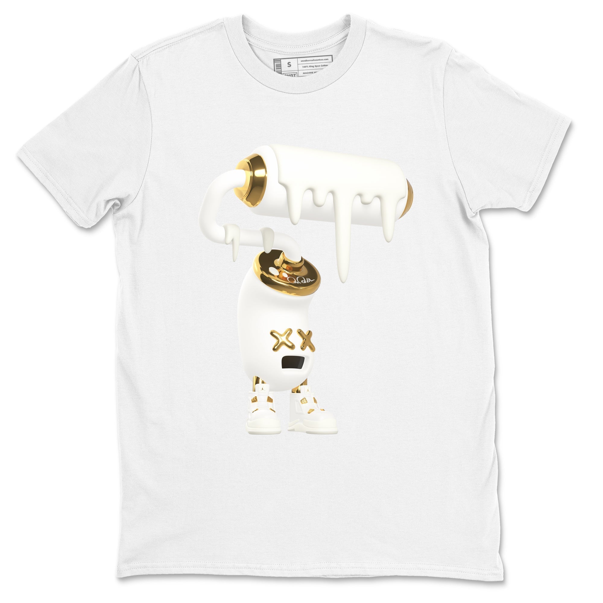 3D Paint Roller snkmatch Tees - Air Jordan 4 Sail 2024