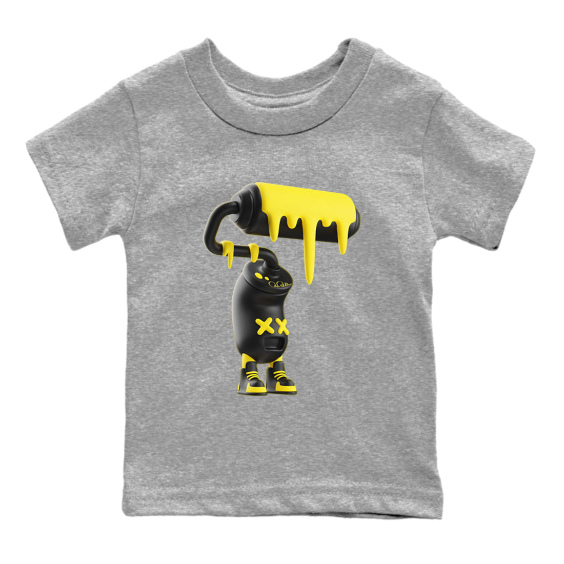 3D Paint Roller Kids Tops - Air Jordan 4 Thunder