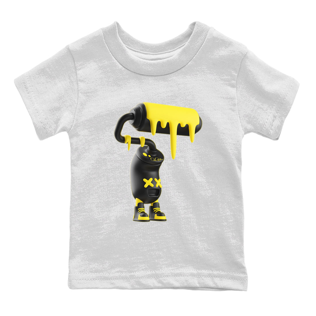 3D Paint Roller Kids Tops - Air Jordan 4 Thunder