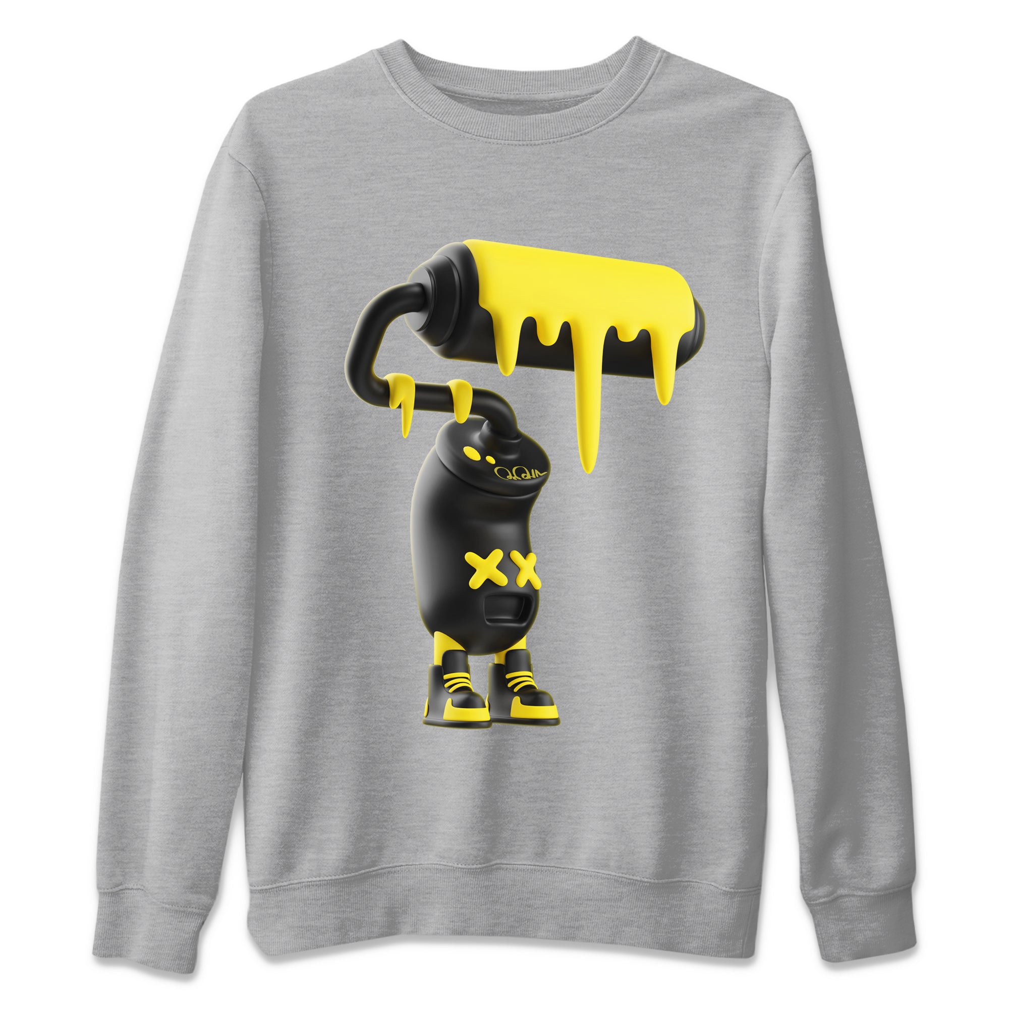 3D Paint Roller Unisex Tops - Air Jordan 4 Thunder