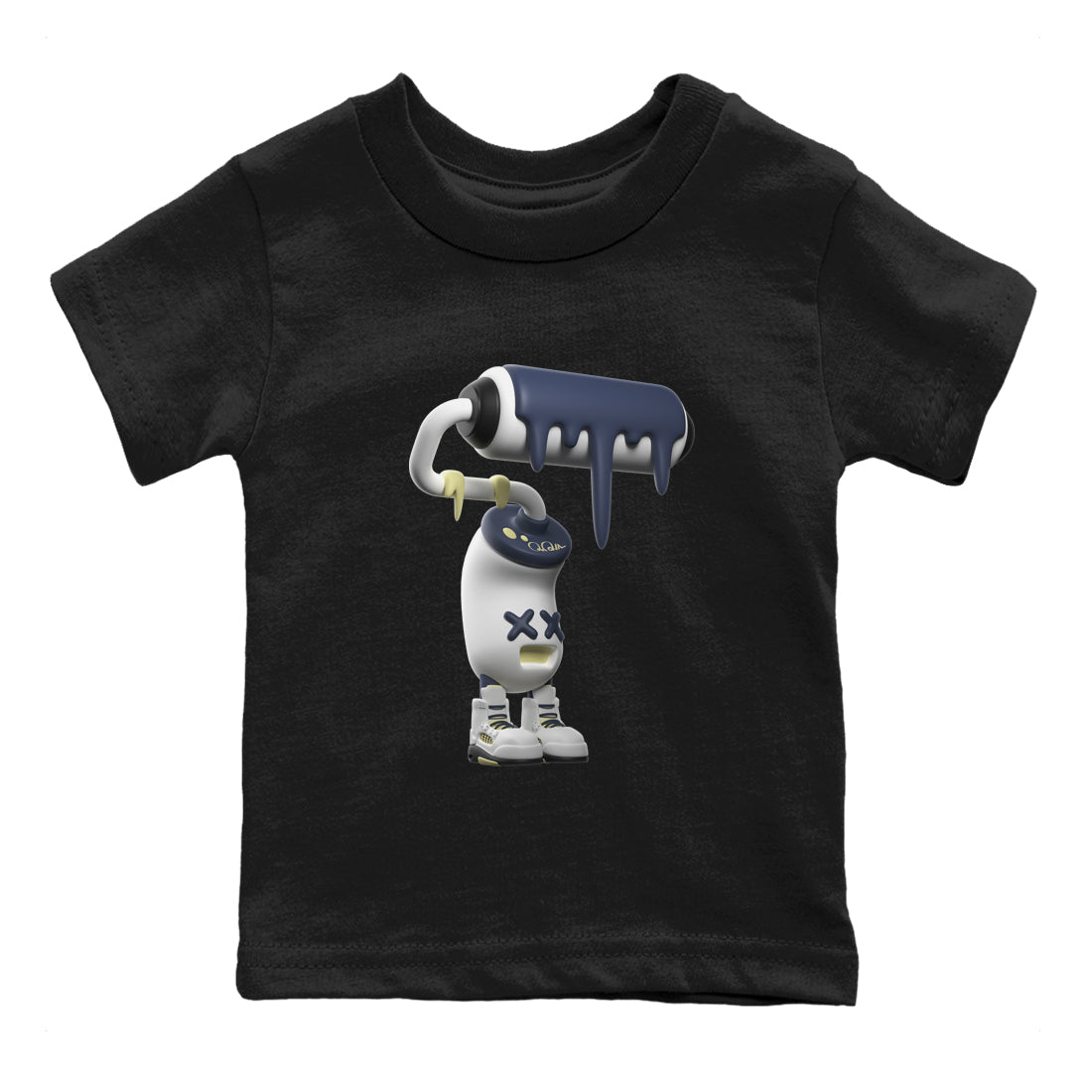 3D Paint Roller snkmatch Tee Kids - Air Jordan 5 A Ma Maniere x Photon Dust