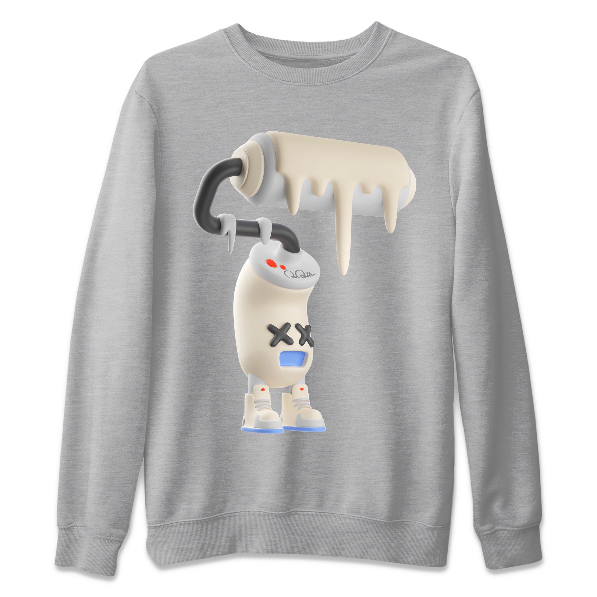3D Paint Roller Unisex Tops - Air Jordan 5 Craft