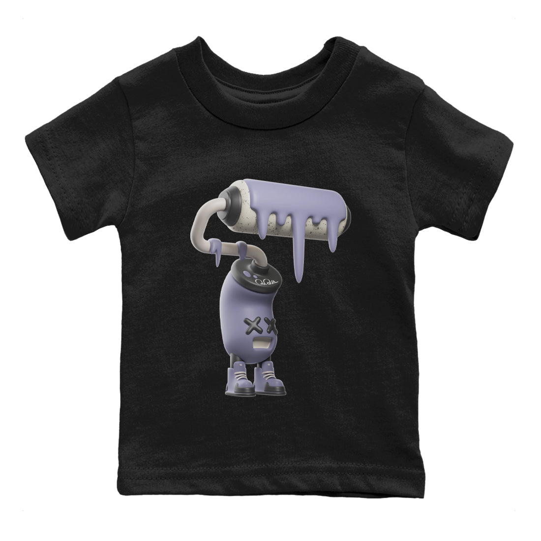 3D Paint Roller Kids Tops - Air Jordan 5 Indigo Haze
