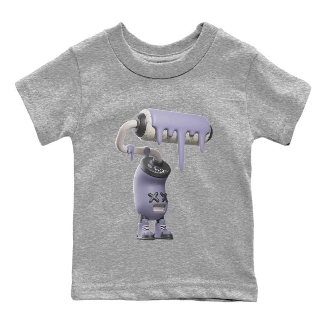 3D Paint Roller Kids Tops - Air Jordan 5 Indigo Haze