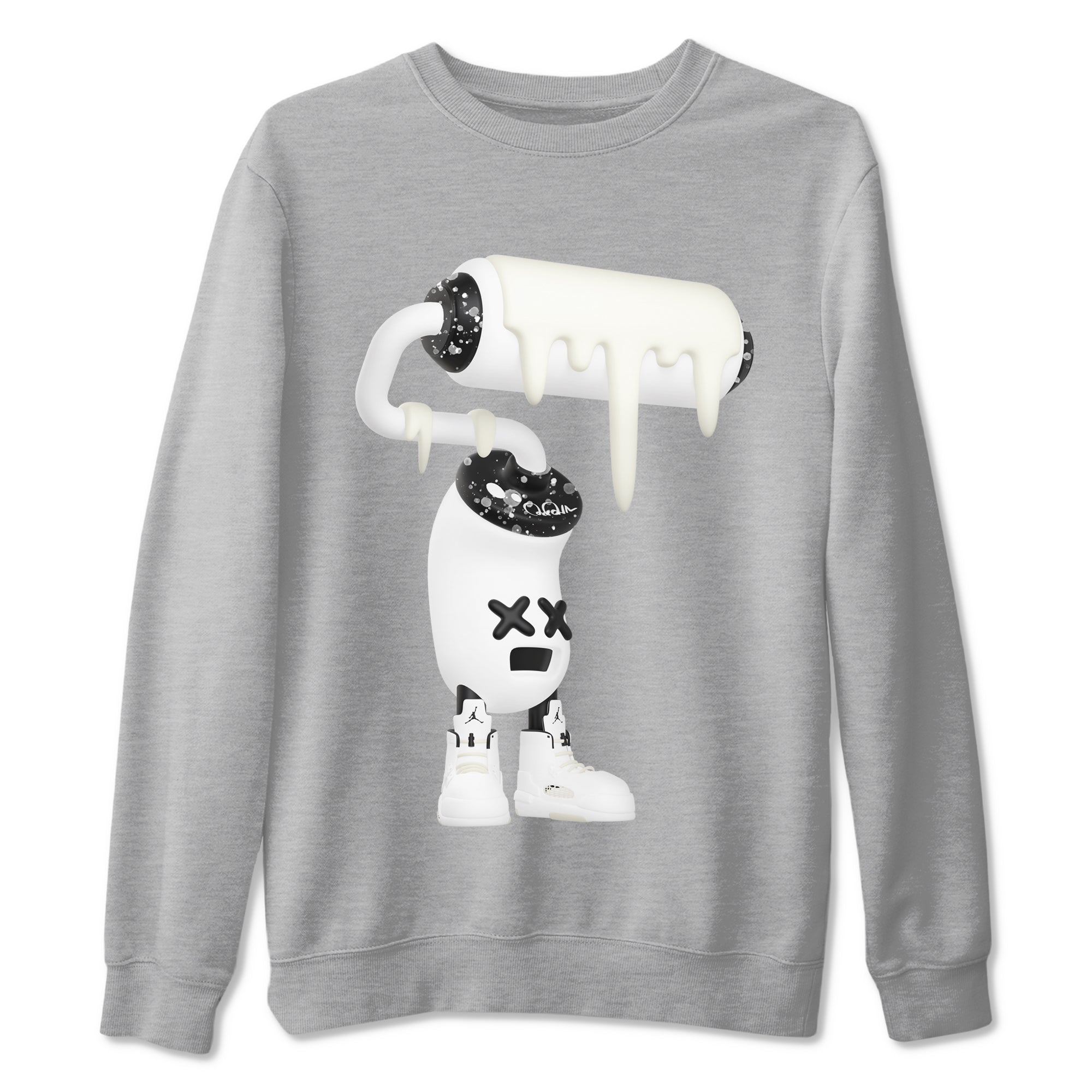 3D Paint Roller snkmatch Tees - Air Jordan 5 Sail