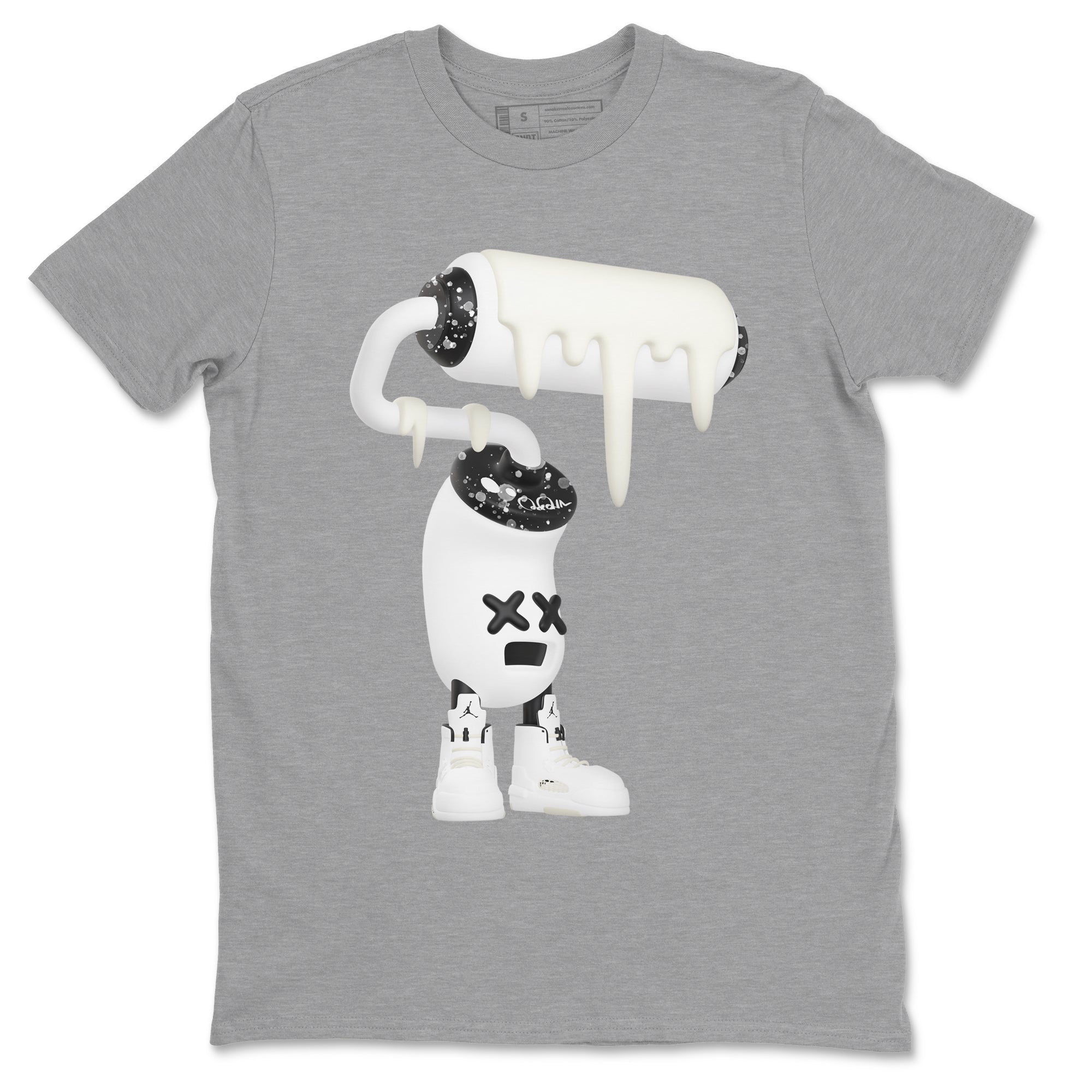 3D Paint Roller snkmatch Tees - Air Jordan 5 Sail