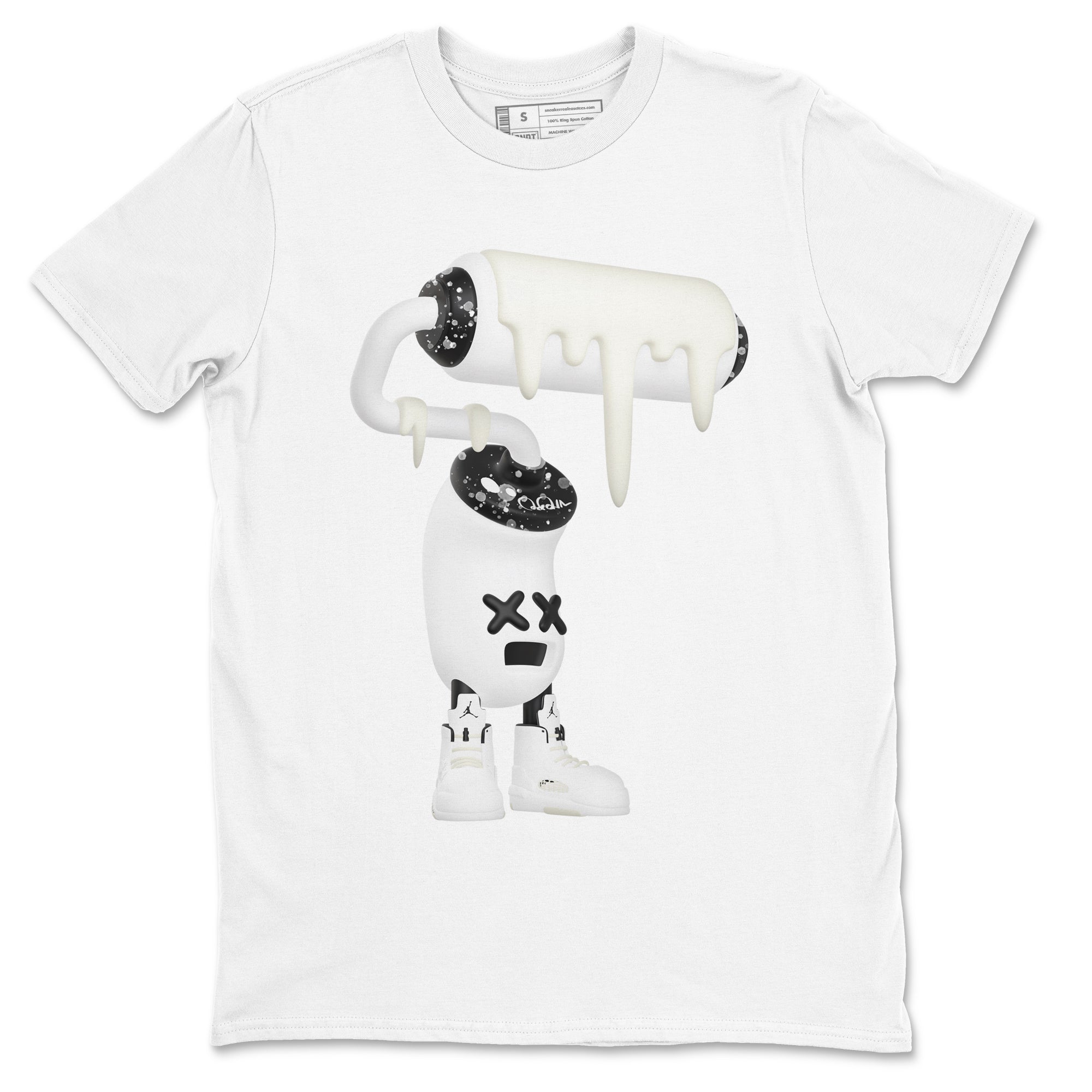 3D Paint Roller snkmatch Tees - Air Jordan 5 Sail