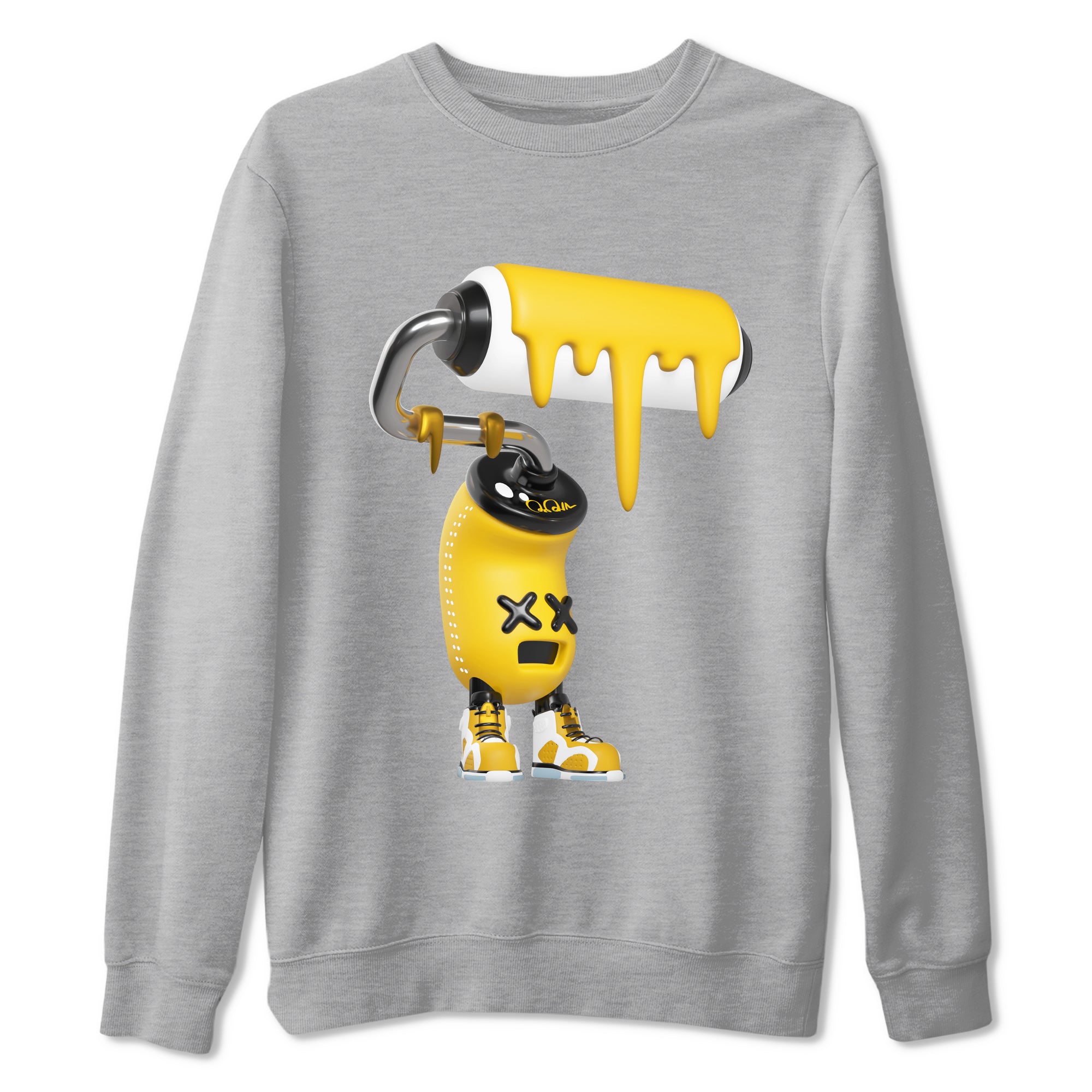 3D Paint Roller snkmatch Tee - Air Jordan 6 Yellow Ochre