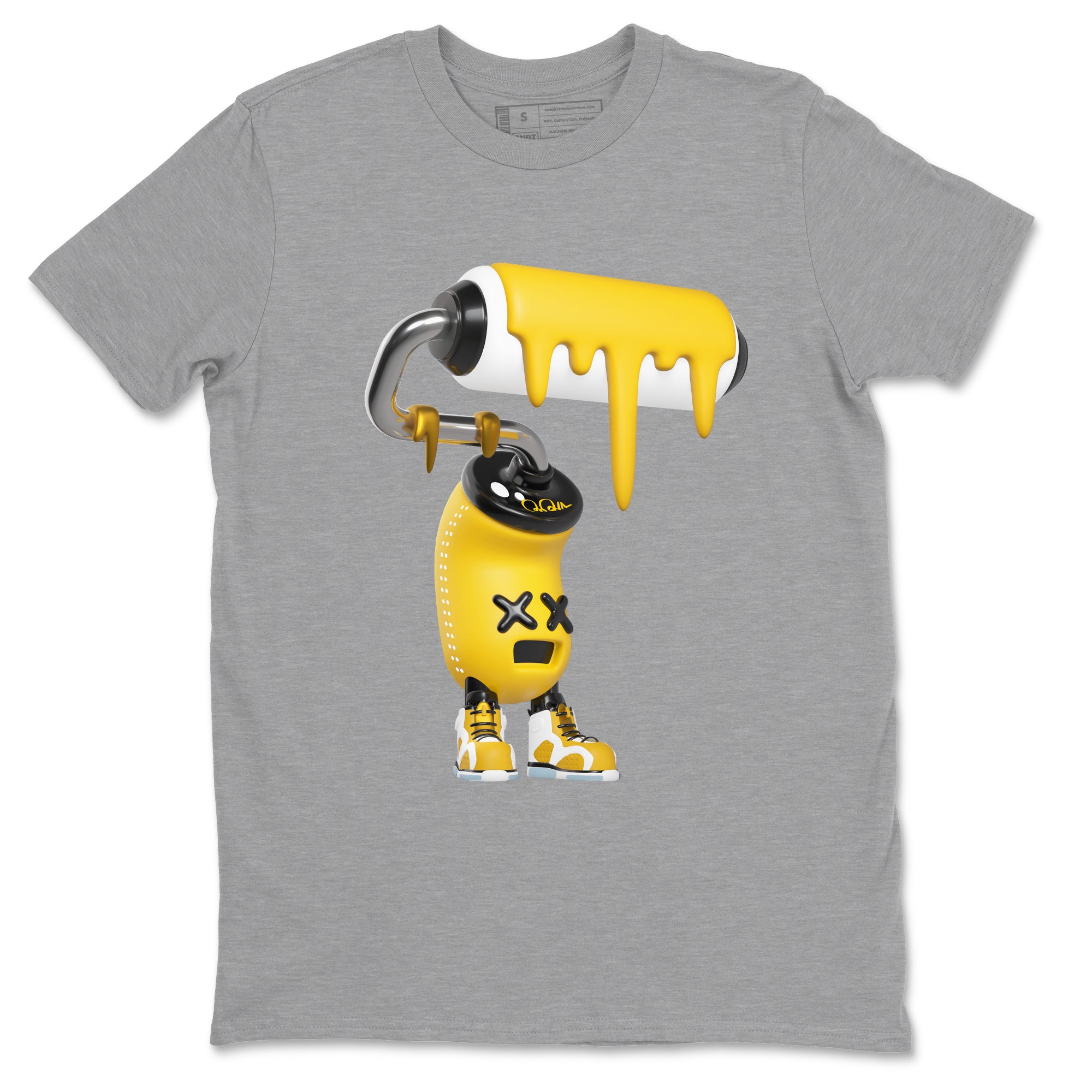 3D Paint Roller snkmatch Tee - Air Jordan 6 Yellow Ochre