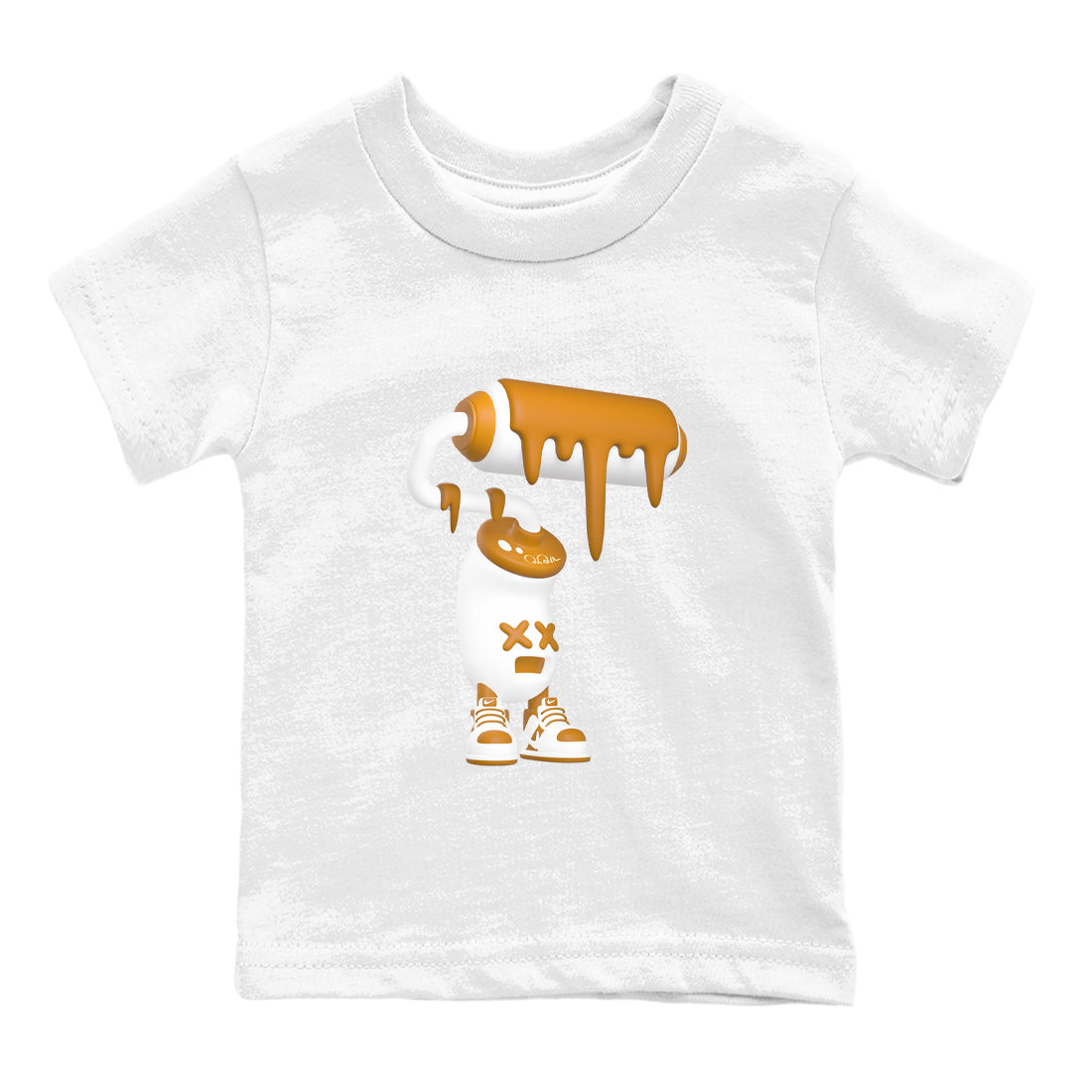 3D Paint Roller snkmatch Tees Kids - Dunk Dark Curry