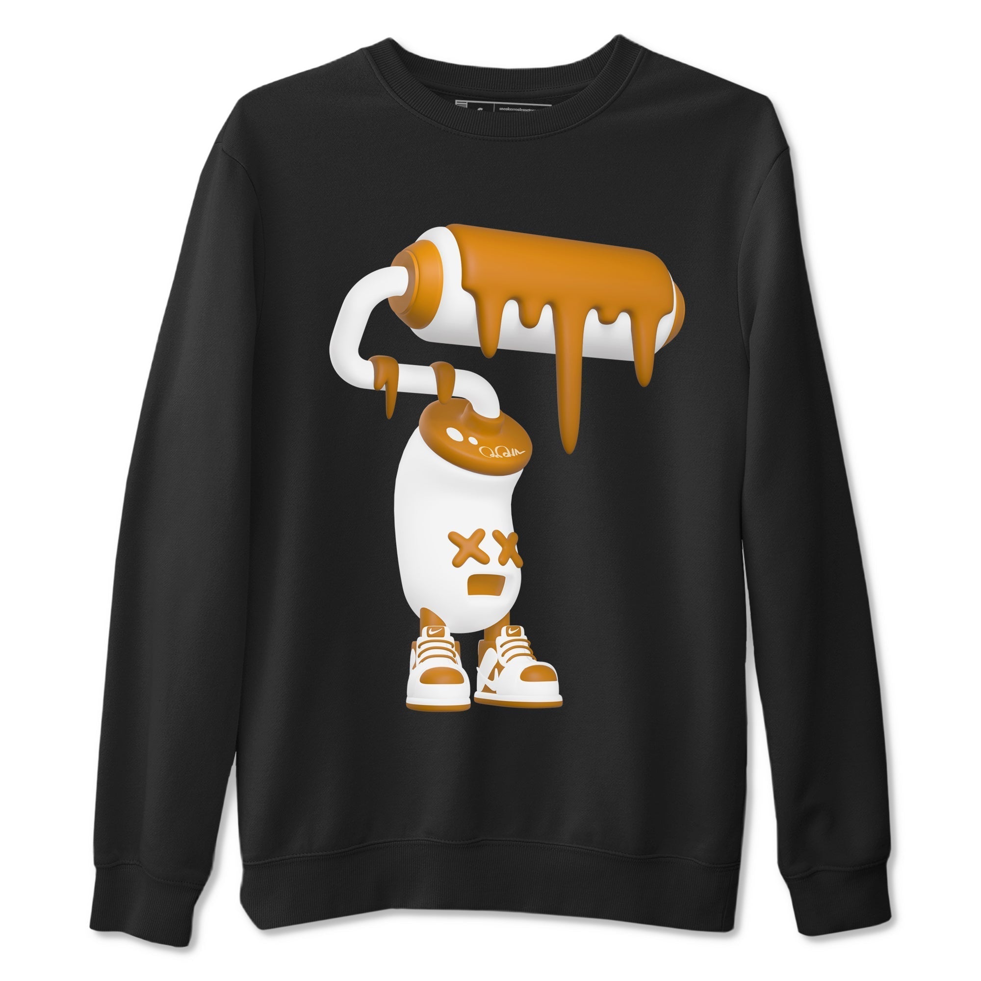 3D Paint Roller snkmatch Tees - Dunk Dark Curry