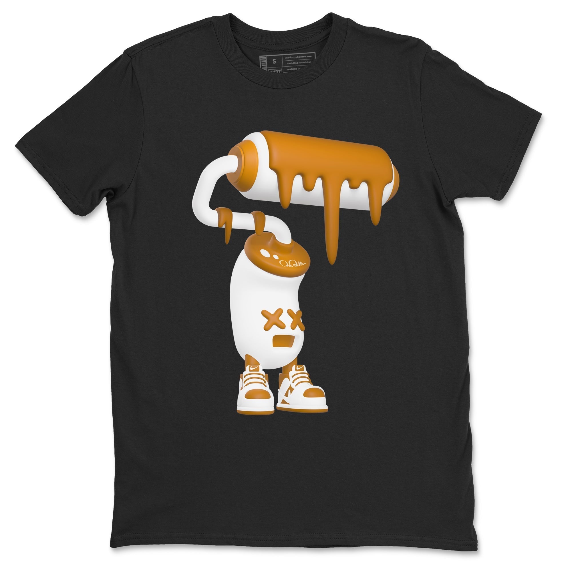3D Paint Roller snkmatch Tees - Dunk Dark Curry