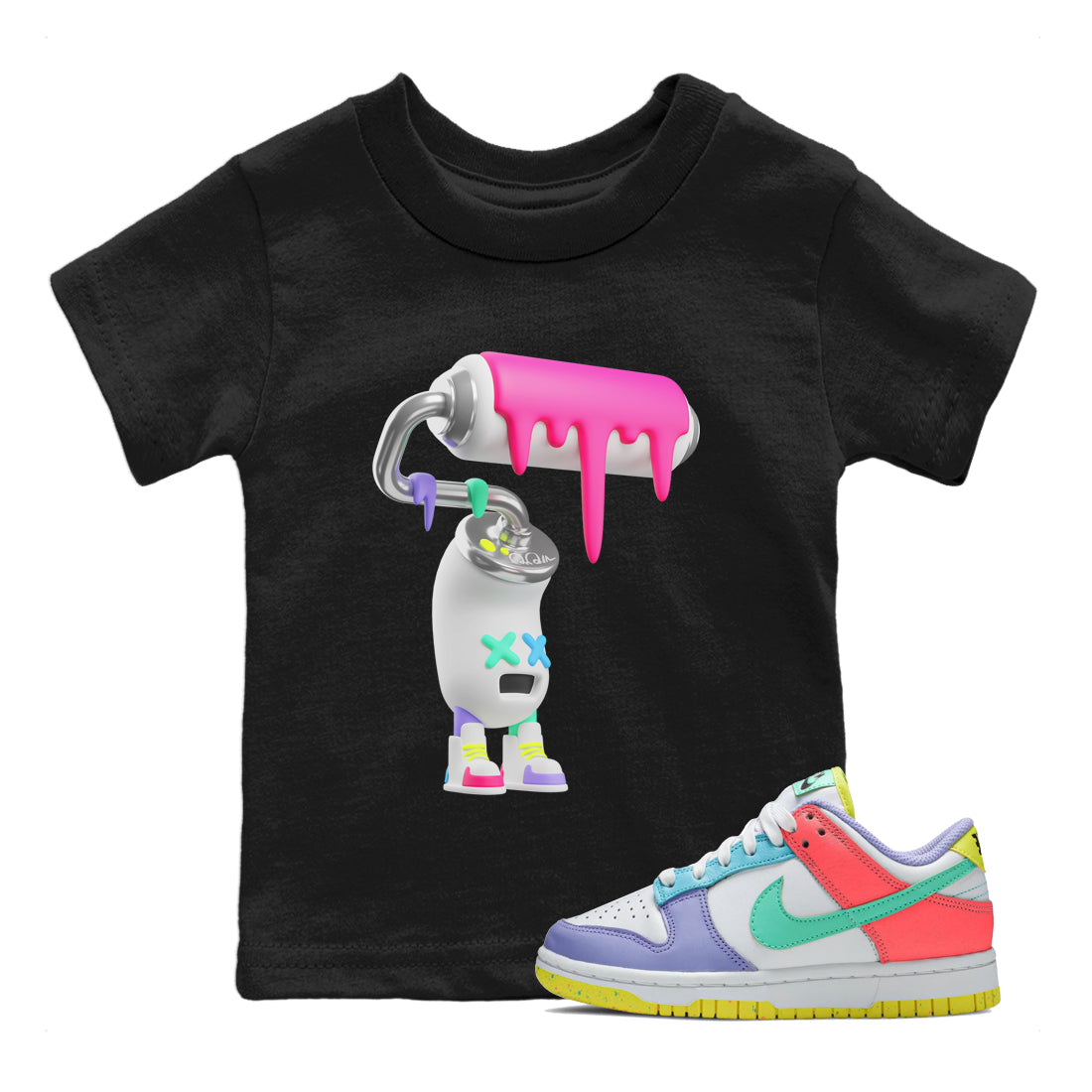 3D Paint Roller Kids Tops - Dunk Easter Candy