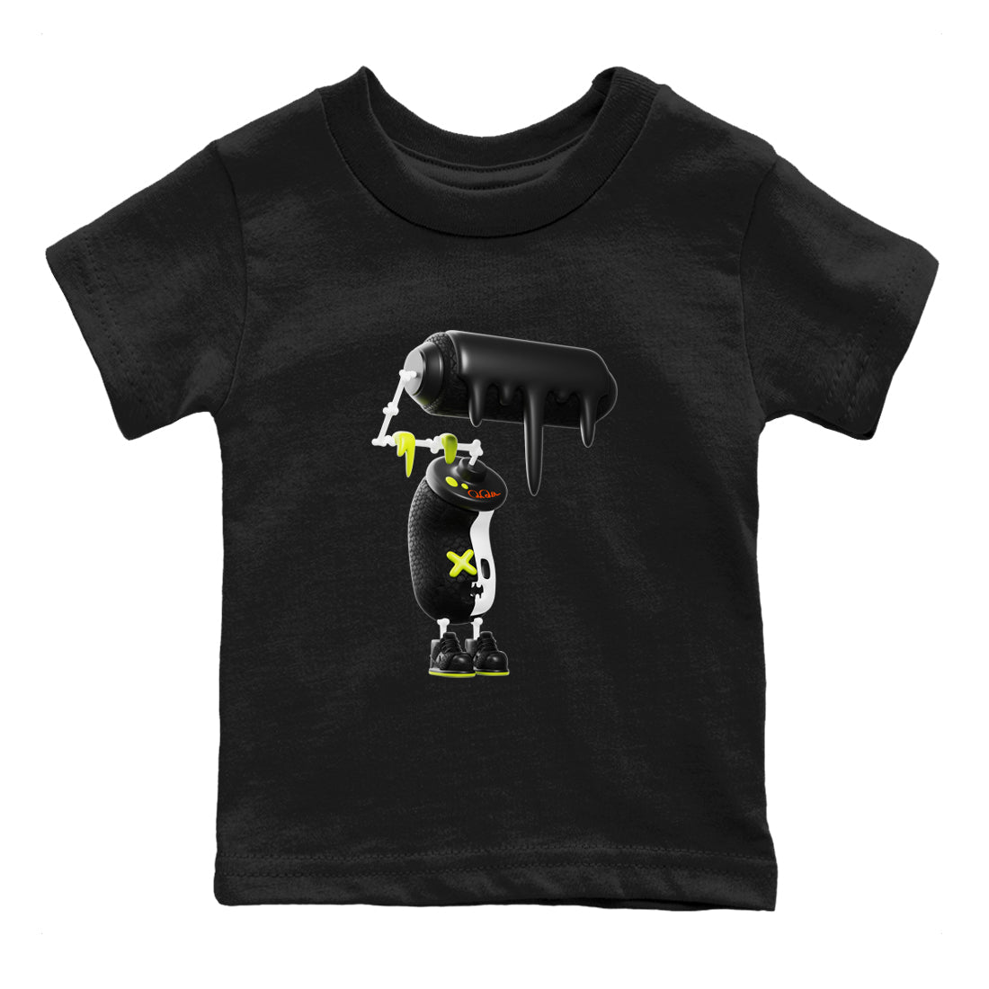 3D Paint Roller snkmatch Tee Kids - Dunk Halloween