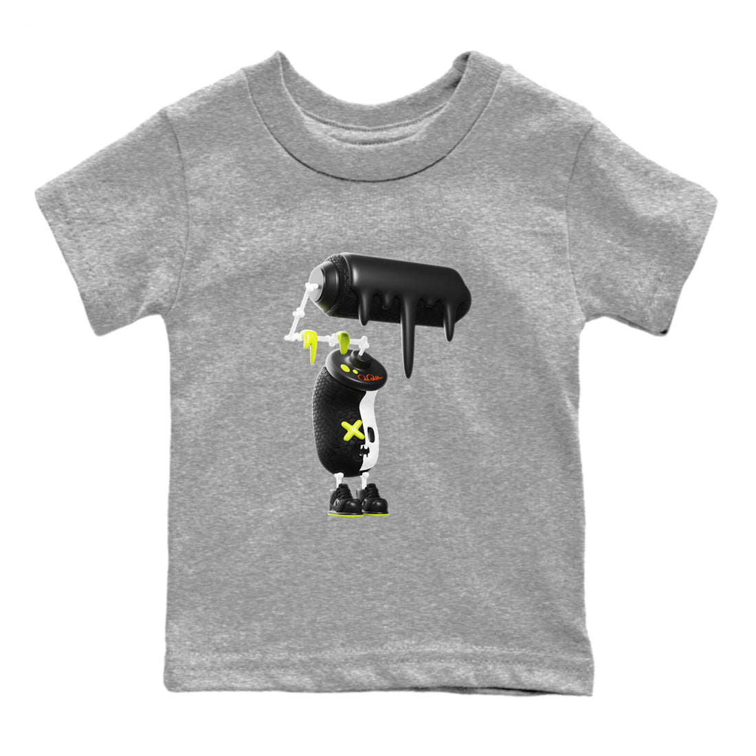 3D Paint Roller snkmatch Tee Kids - Dunk Halloween