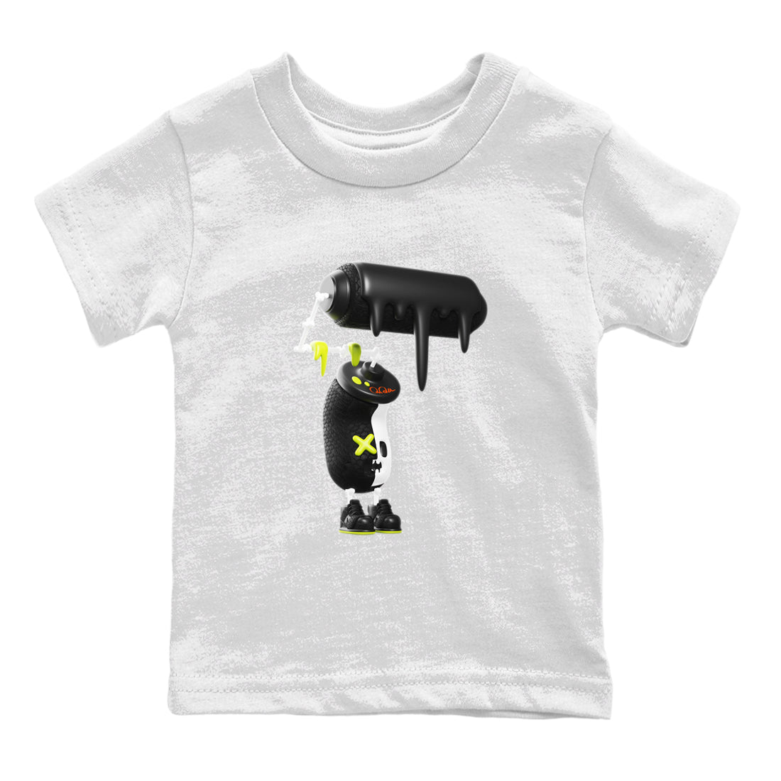 3D Paint Roller snkmatch Tee Kids - Dunk Halloween