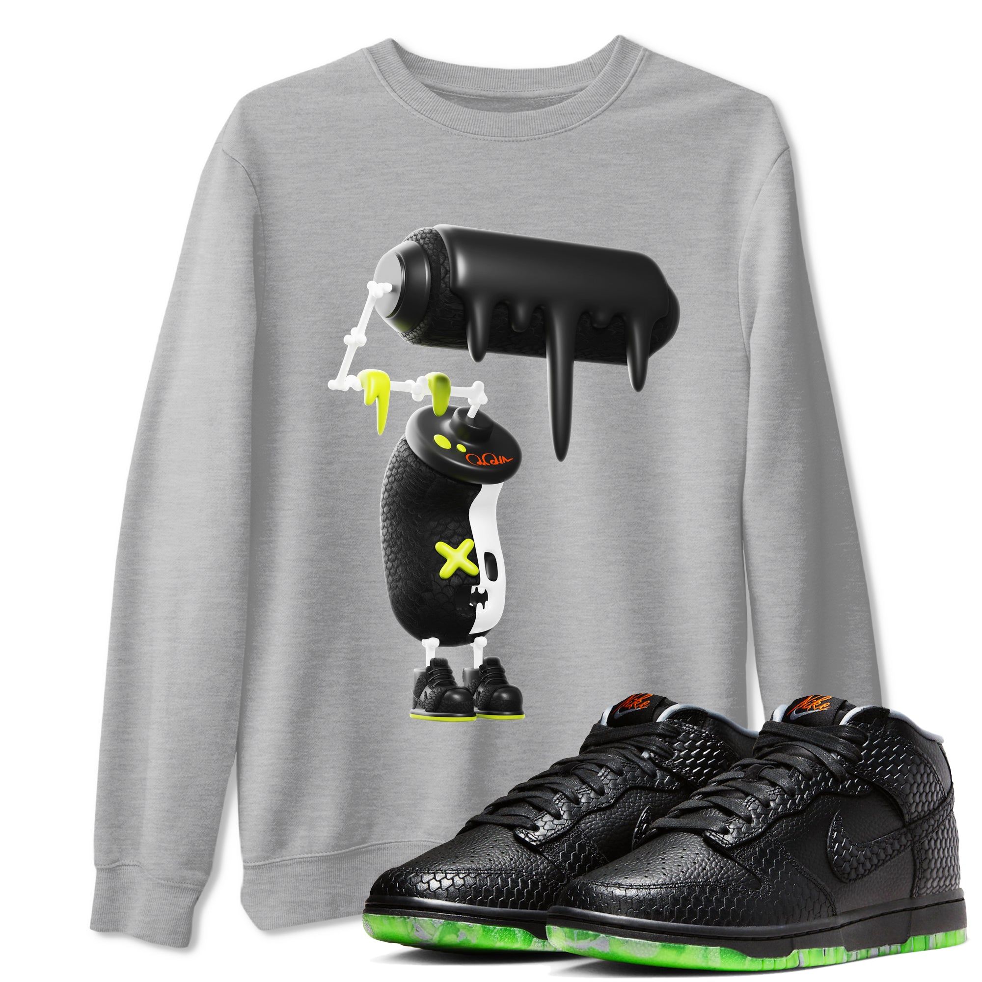 3D Paint Roller snkmatch Tee - Dunk Halloween
