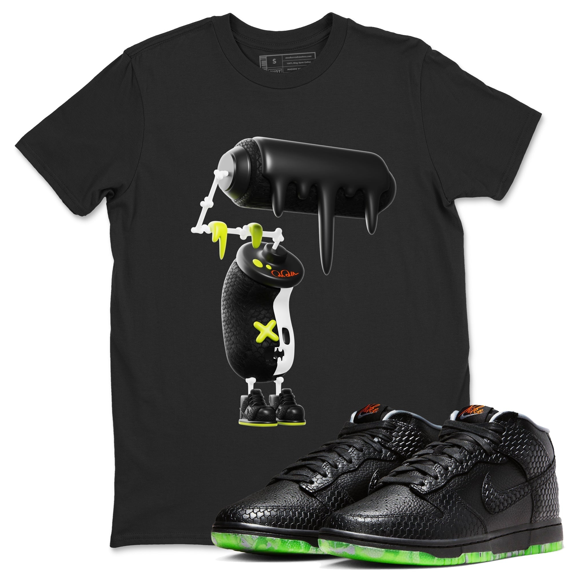 3D Paint Roller snkmatch Tee - Dunk Halloween