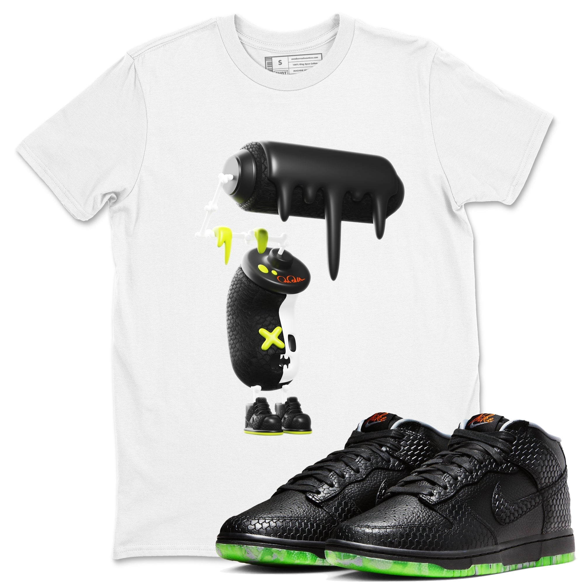 3D Paint Roller snkmatch Tee - Dunk Halloween