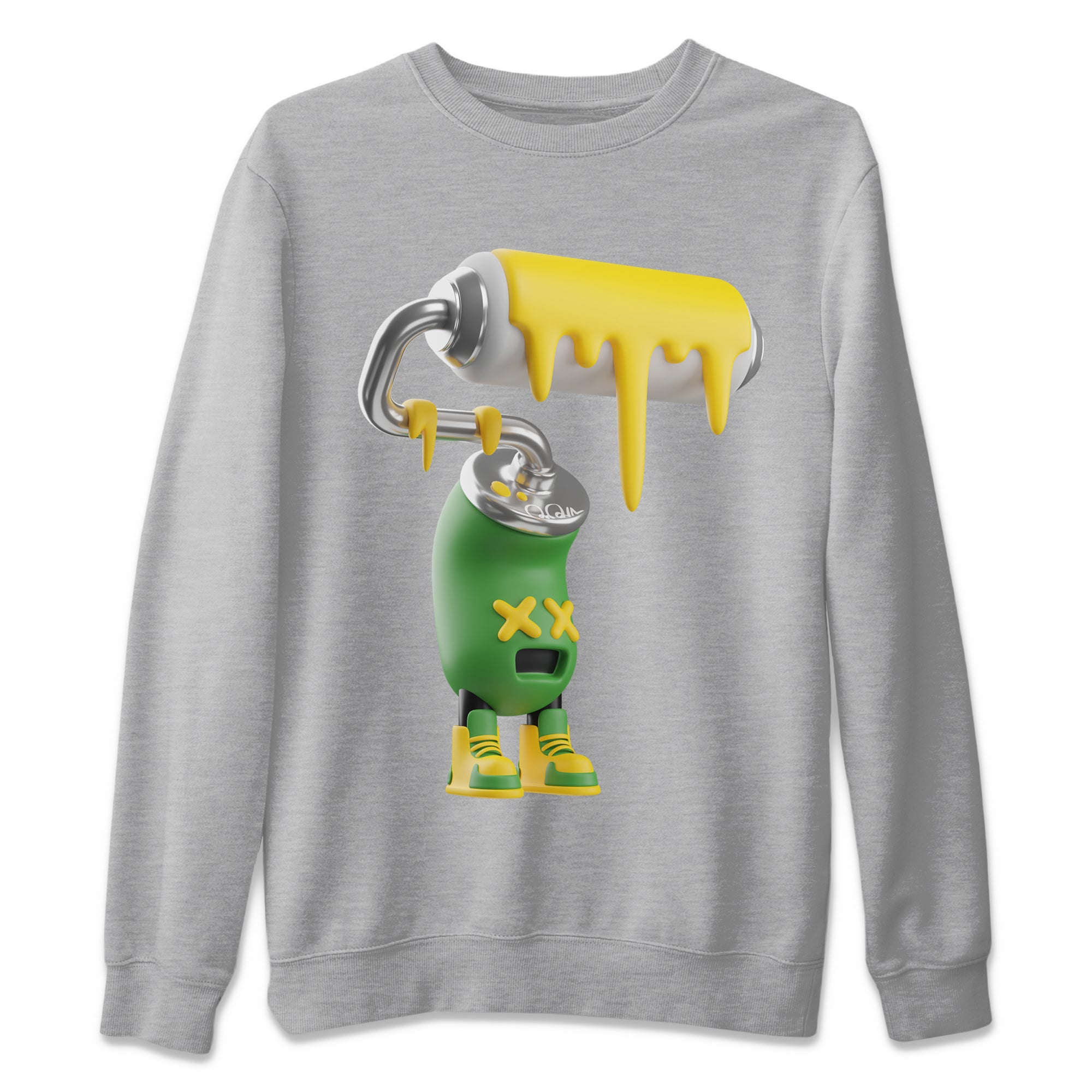 3D Paint Roller Unisex Tops - Dunk Reverse Brazil