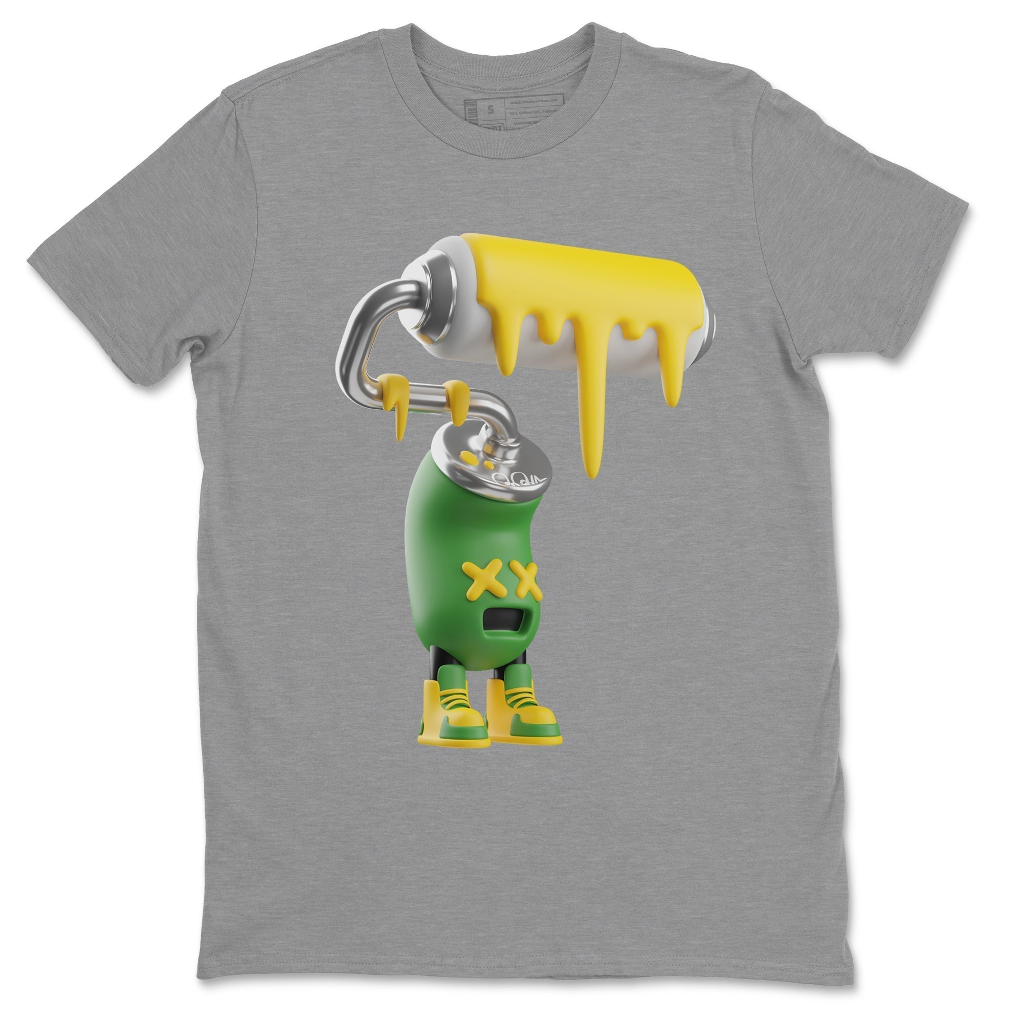 3D Paint Roller Unisex Tops - Dunk Reverse Brazil