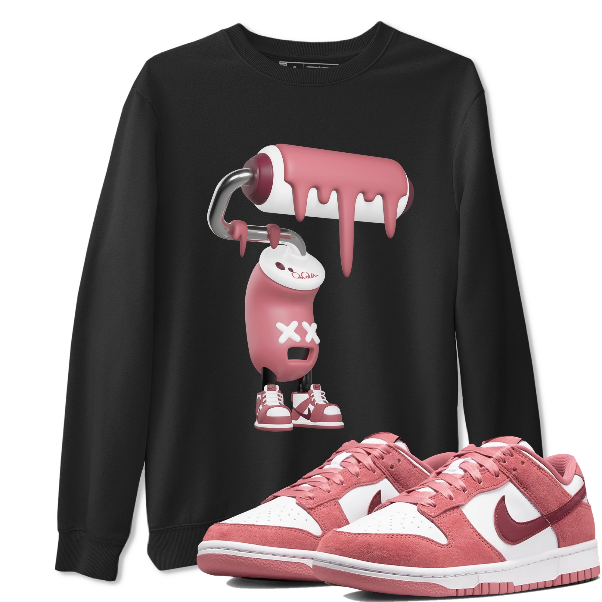3D Paint Roller snkmatch Tee - Dunk Valentines Day 2024