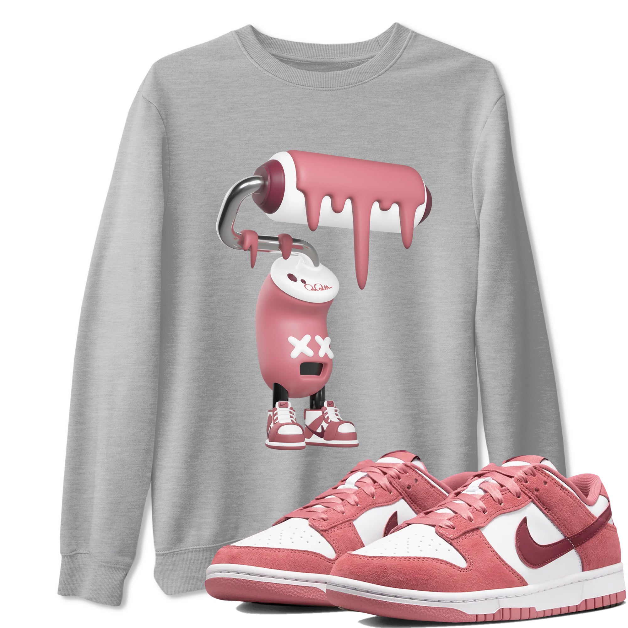3D Paint Roller snkmatch Tee - Dunk Valentines Day 2024