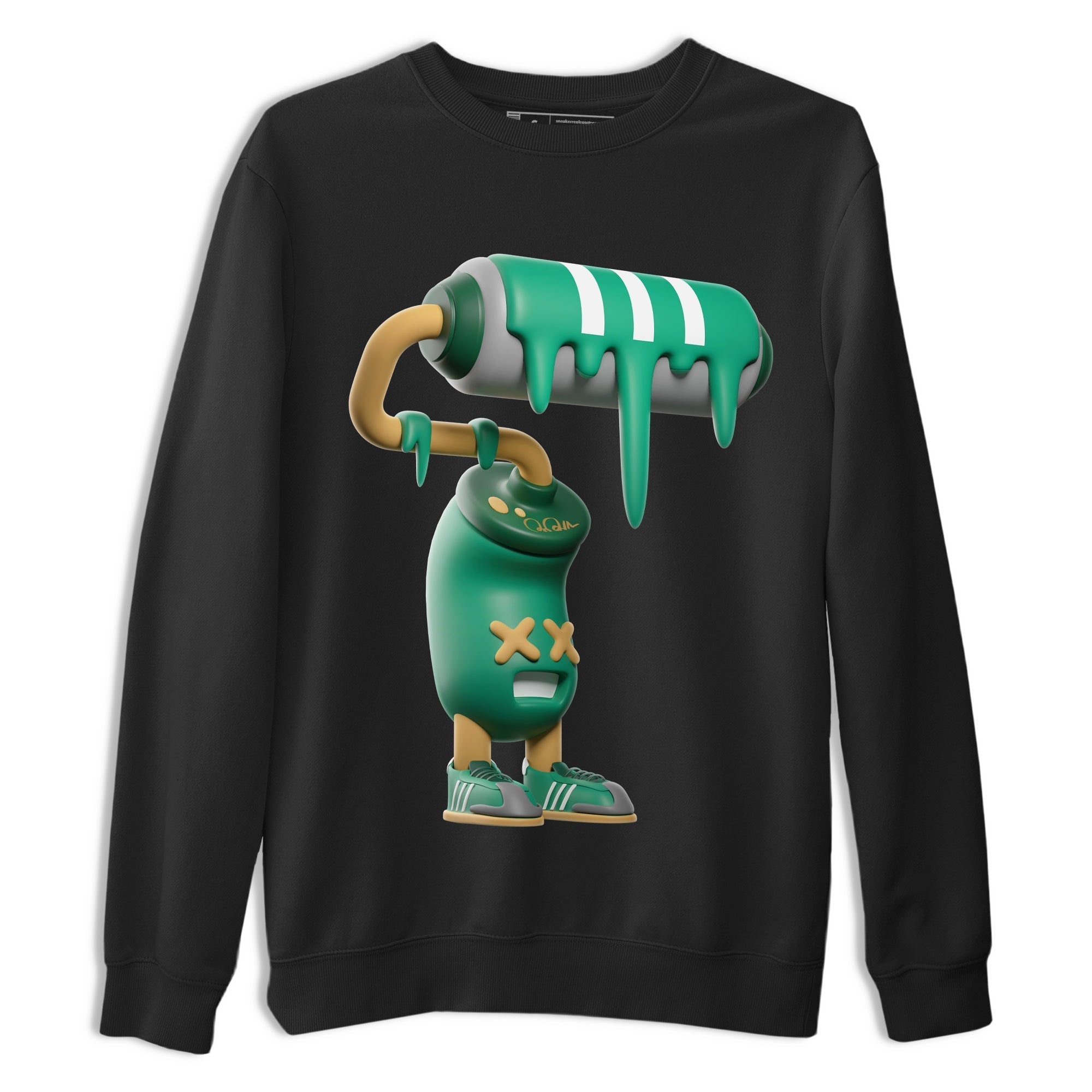 3D Paint Roller snkmatch Tee - Samba Collegiate Green Gum