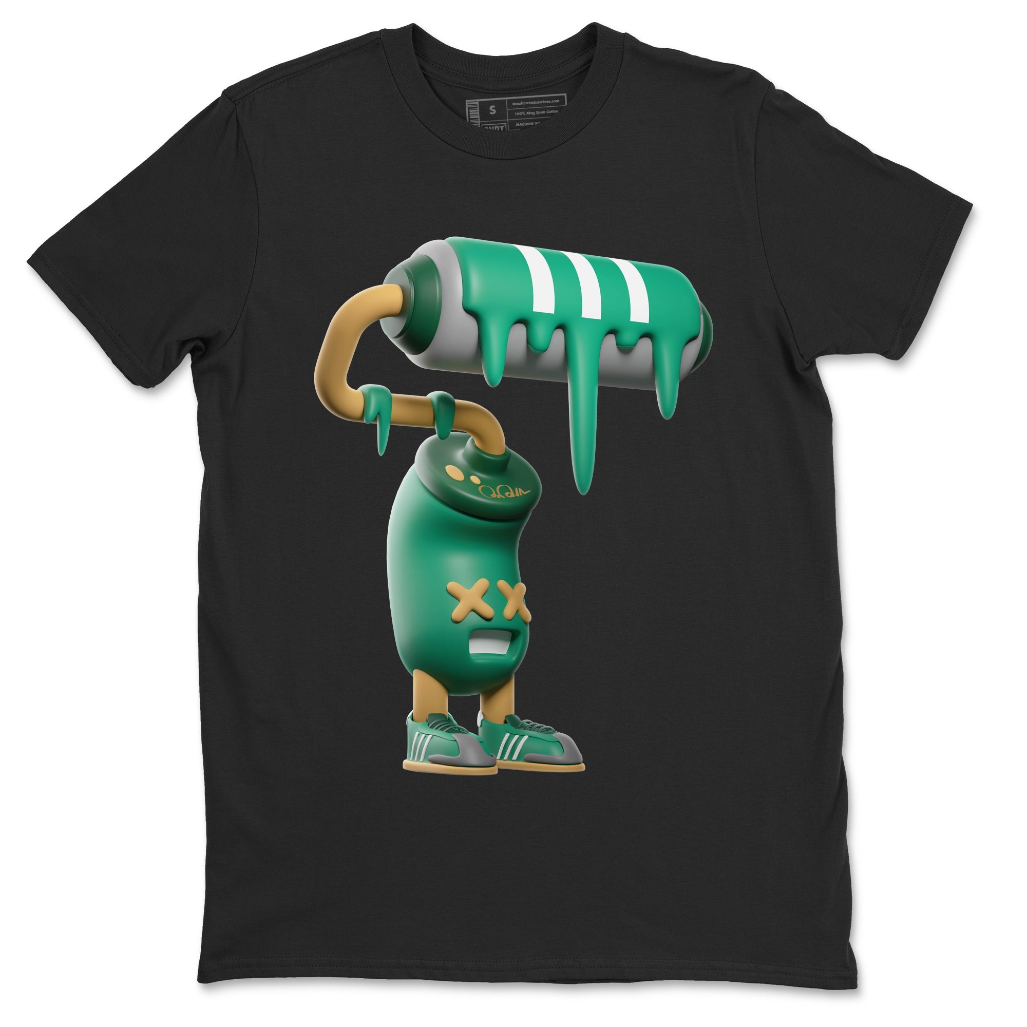 3D Paint Roller snkmatch Tee - Samba Collegiate Green Gum