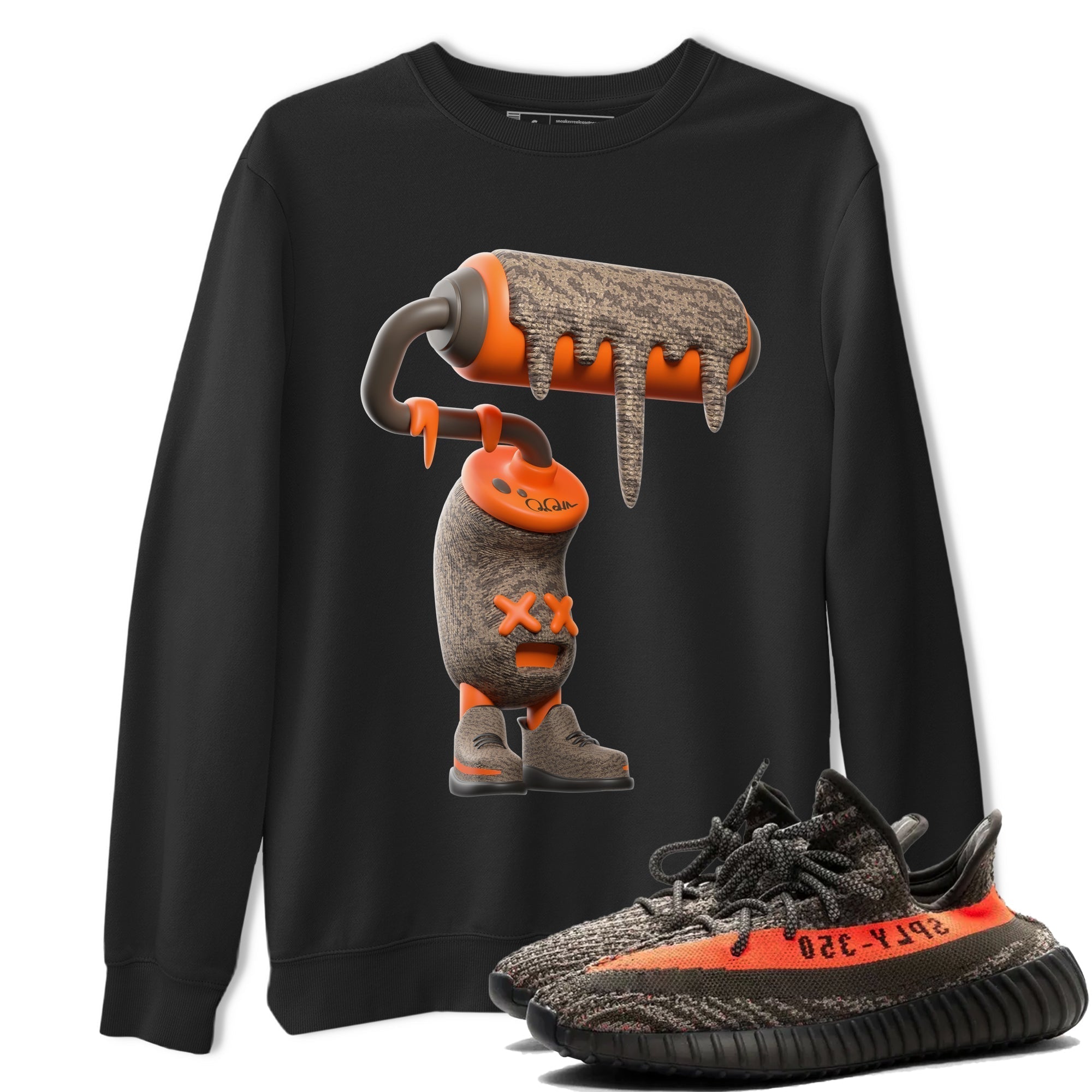3D Paint Roller snkmatch Tee - Yeezy 350 Carbon Beluga