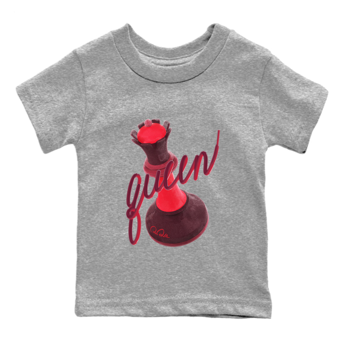 3D Queen snkmatch Tees Kids - Air Force 1 Layers Of Love