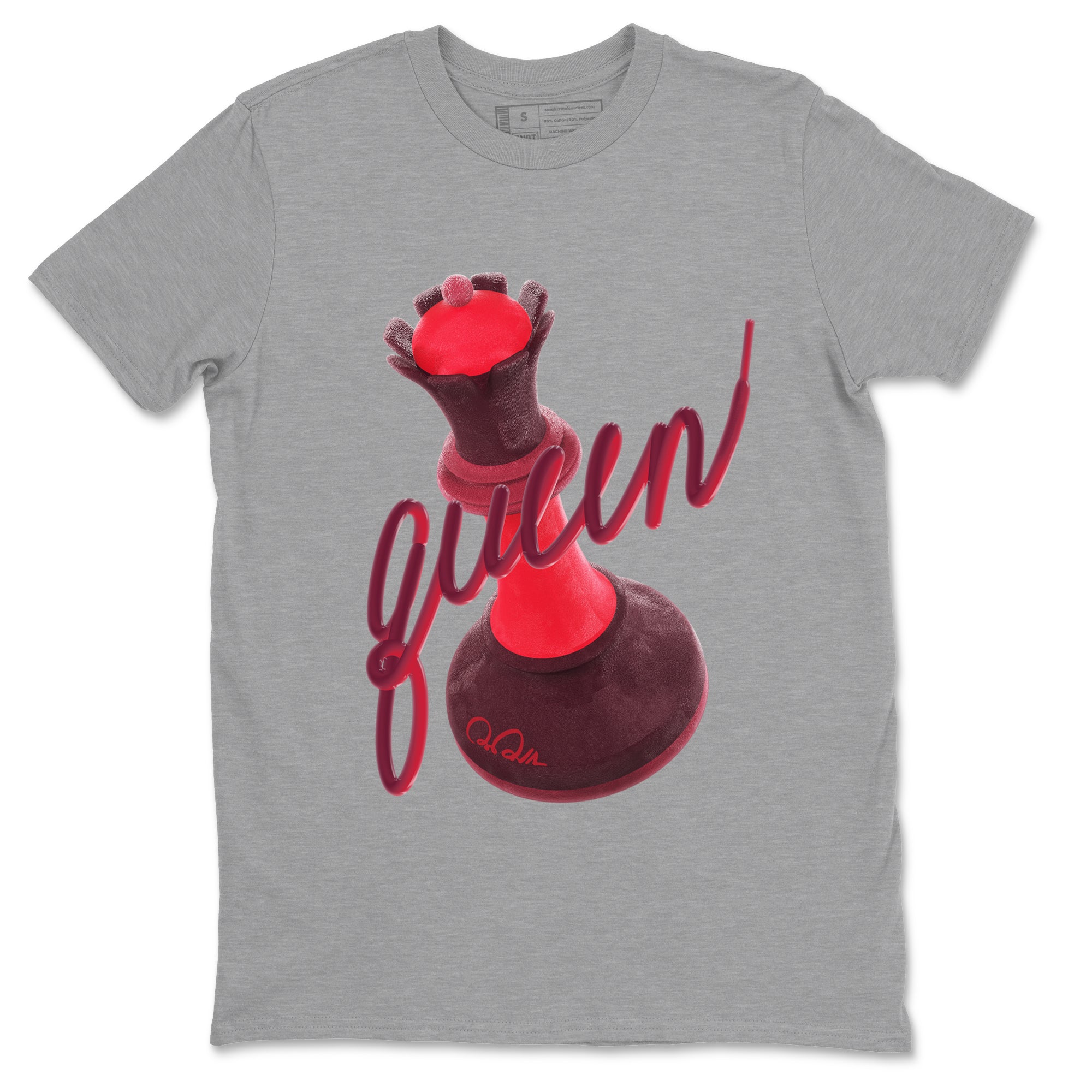 3D Queen snkmatch Tees - Air Force 1 Layers Of Love