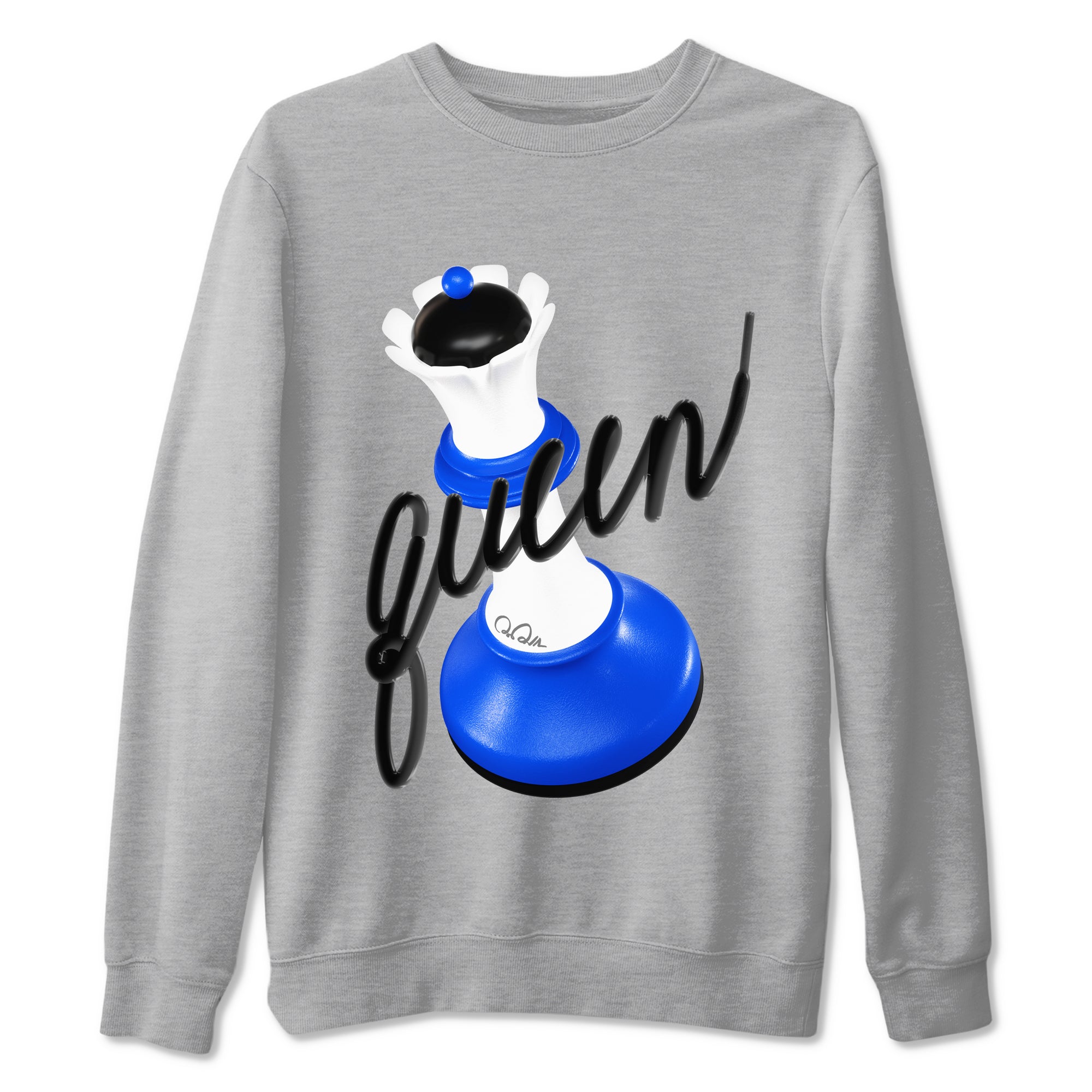 3D Queen snkmatch Tees - Air Jordan 1 Game Royal